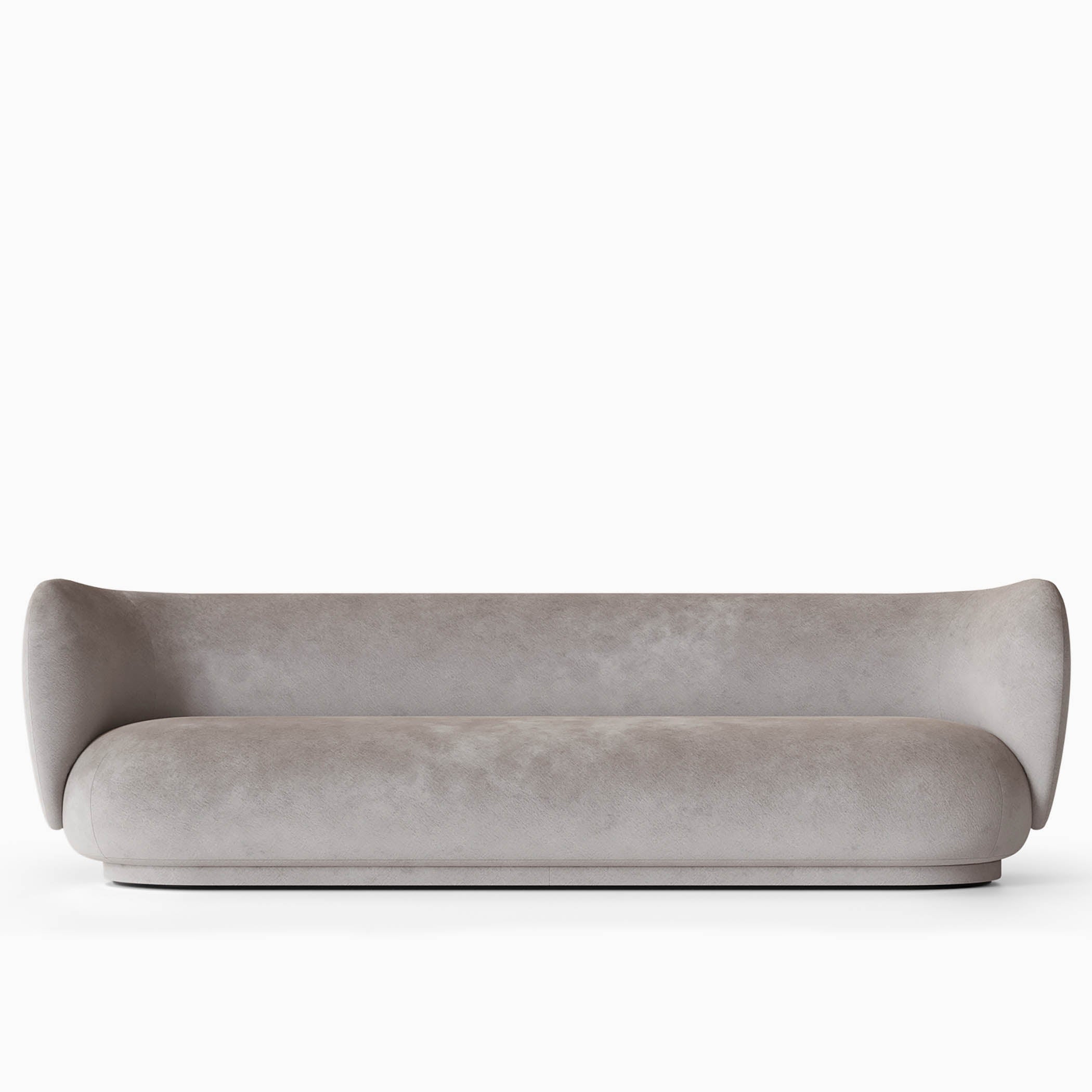 Ferm Living Rico 4 Seater Faded Velvet Concrete