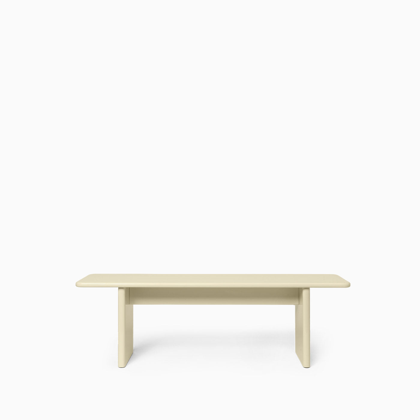 Ferm Living Rink Bench Eggshell Small