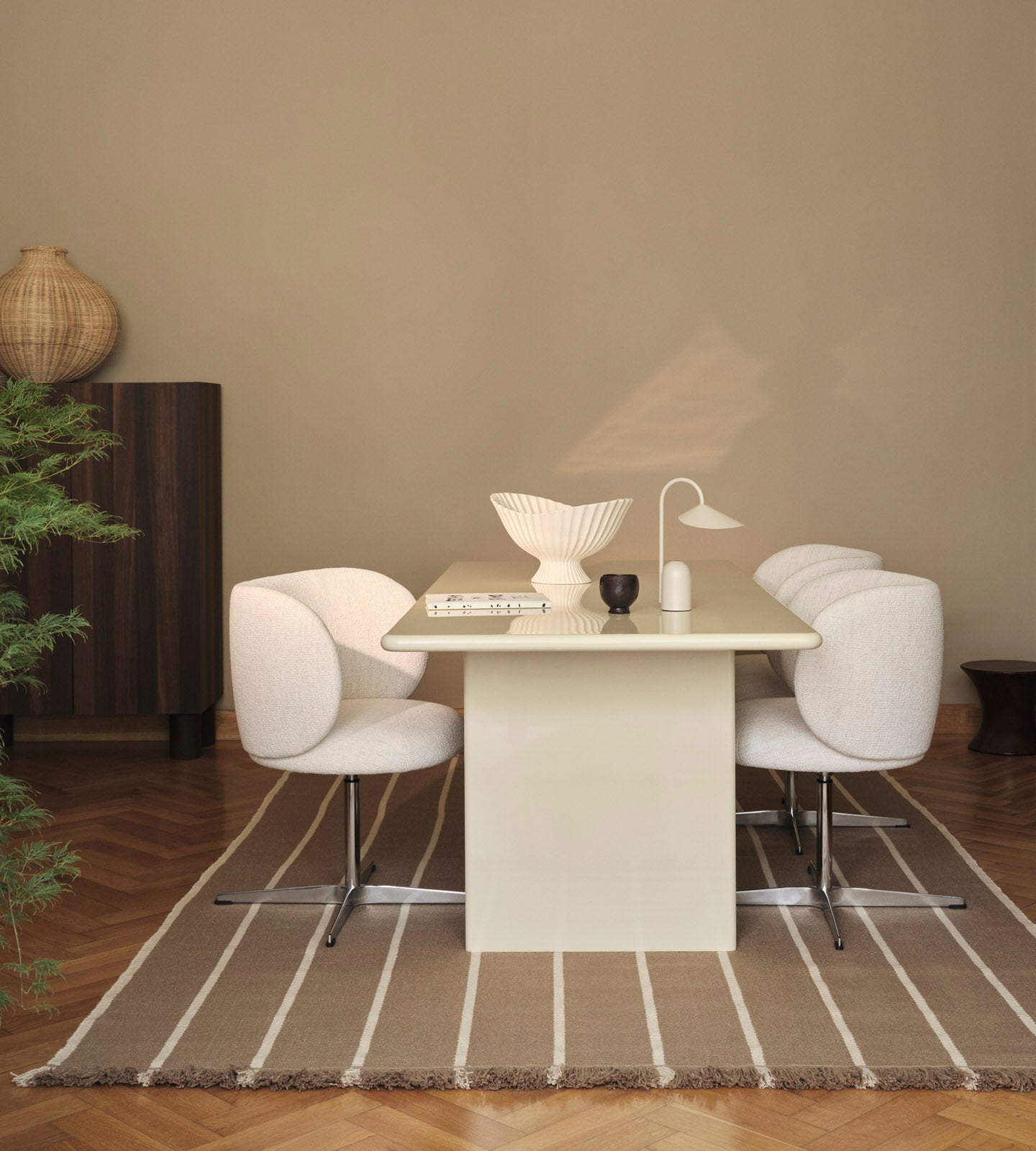 Ferm Living Rink Dining Table Eggshell