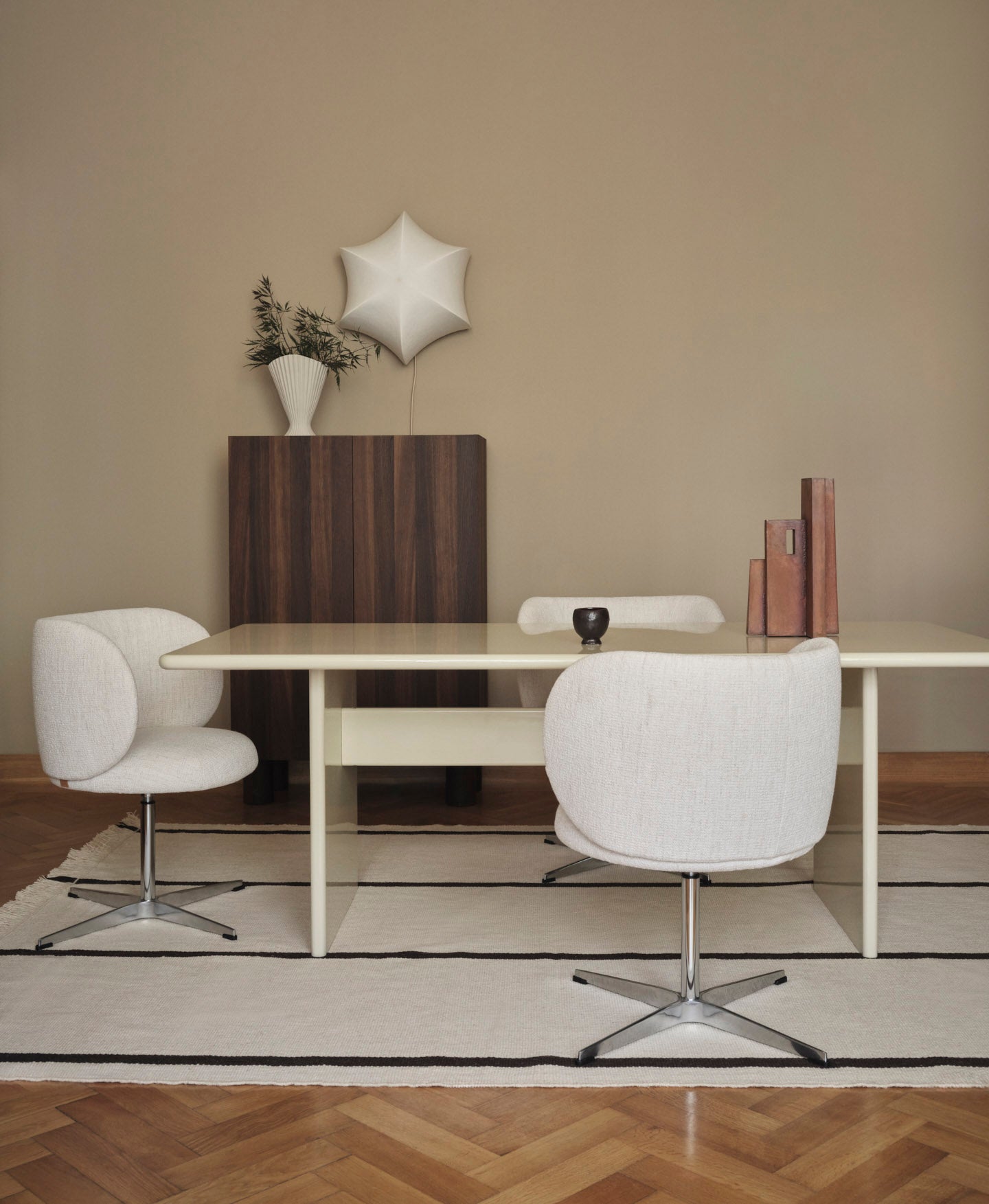Ferm Living Rink Dining Table Eggshell