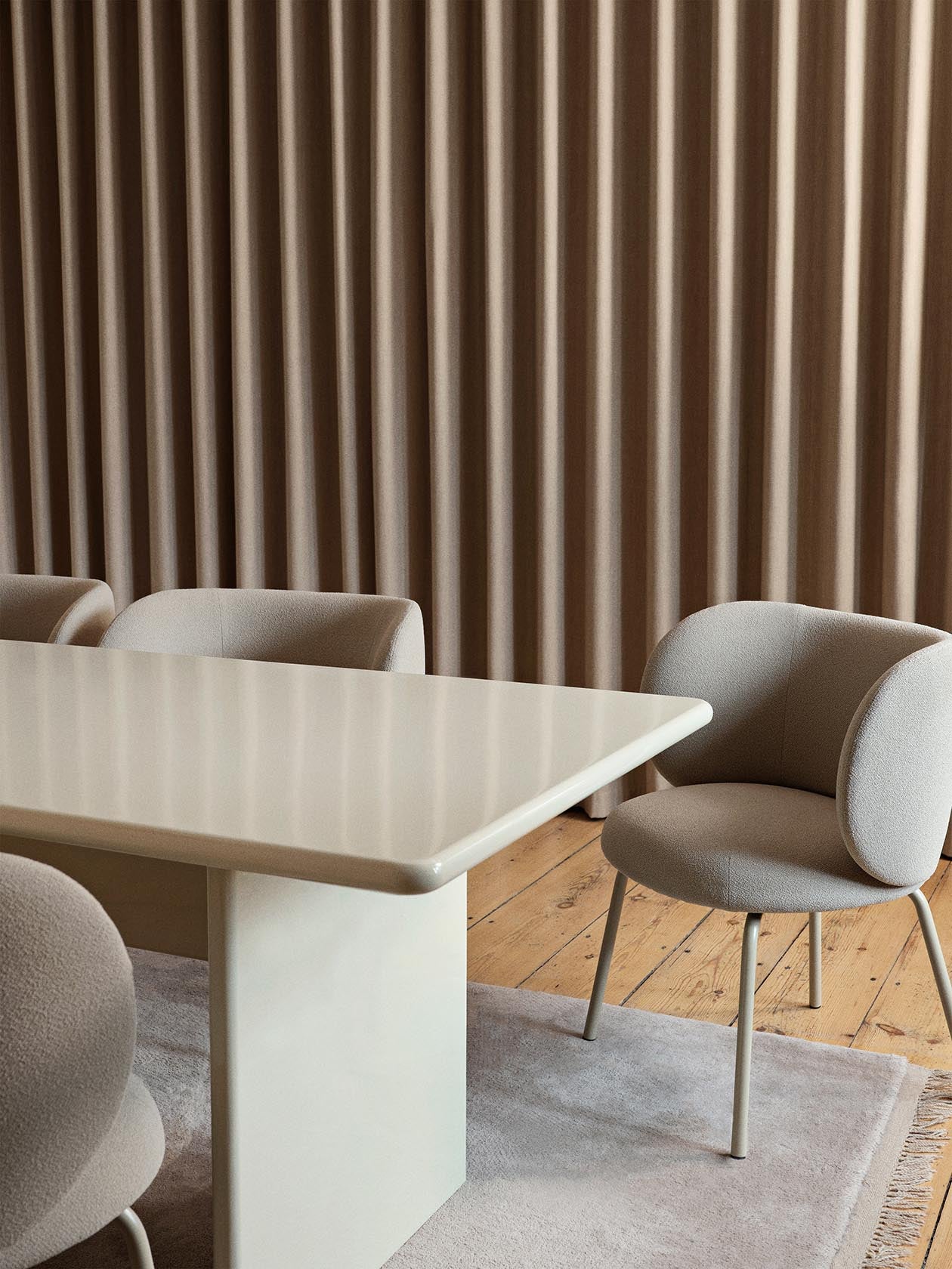 Ferm Living Rink Dining Table Eggshell