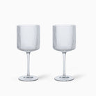 Ferm Living Ripple Red Wine Glasses Clear (Set of 2)