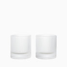Ripple Tumbler Glasses - Set of 2 Clear