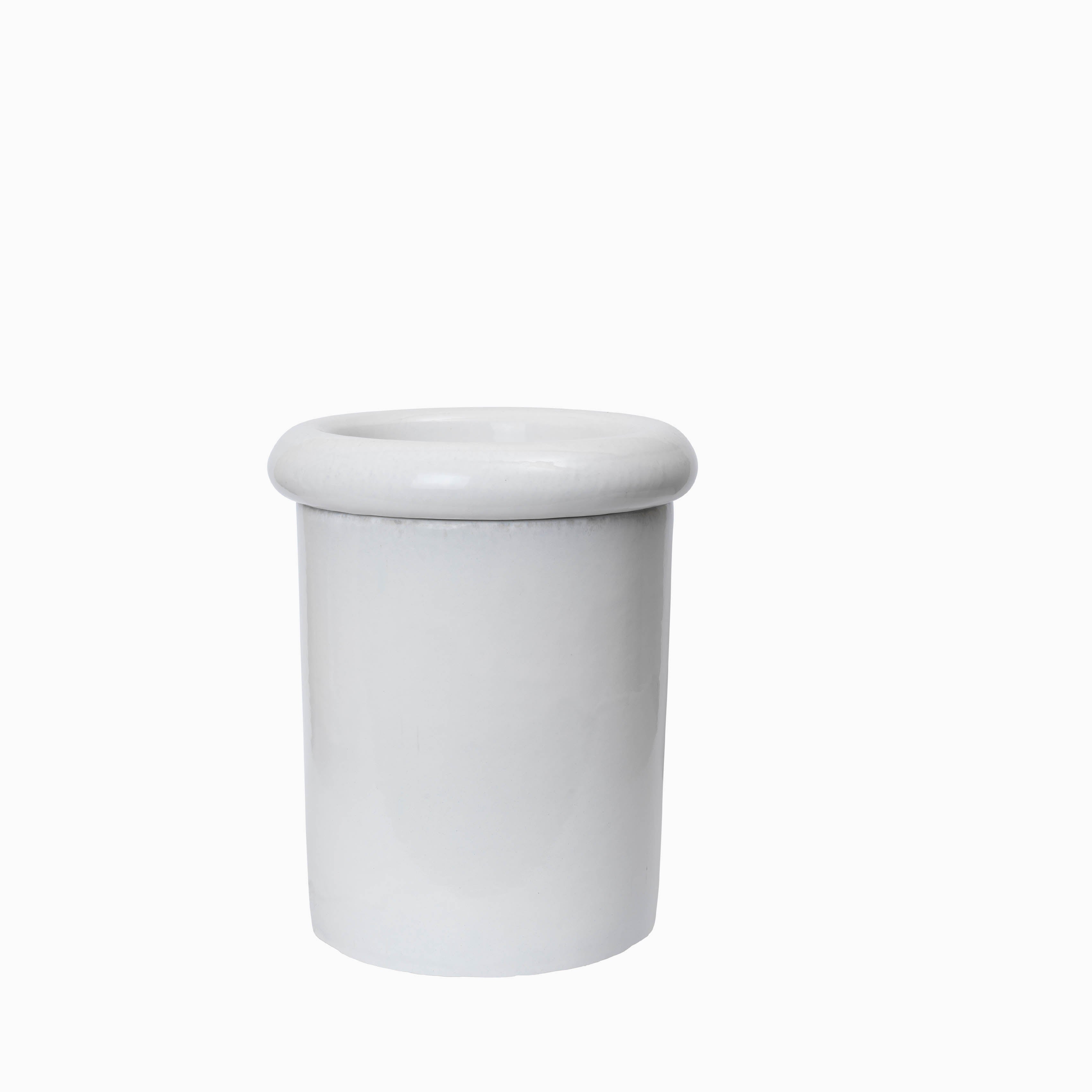 Ferm Living Rollo Pot H36 Off White