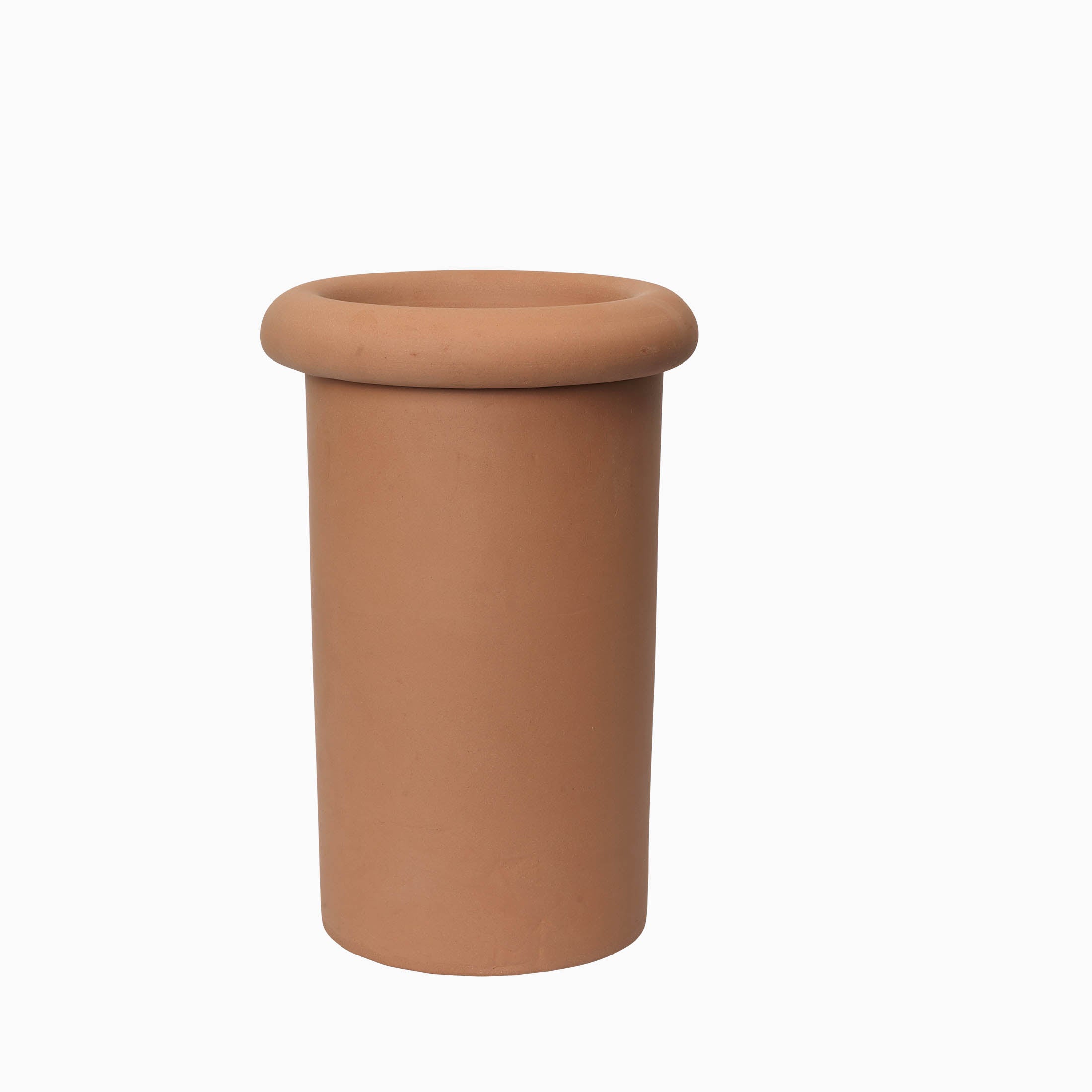 Ferm Living Rollo Pot H46 Terracotta