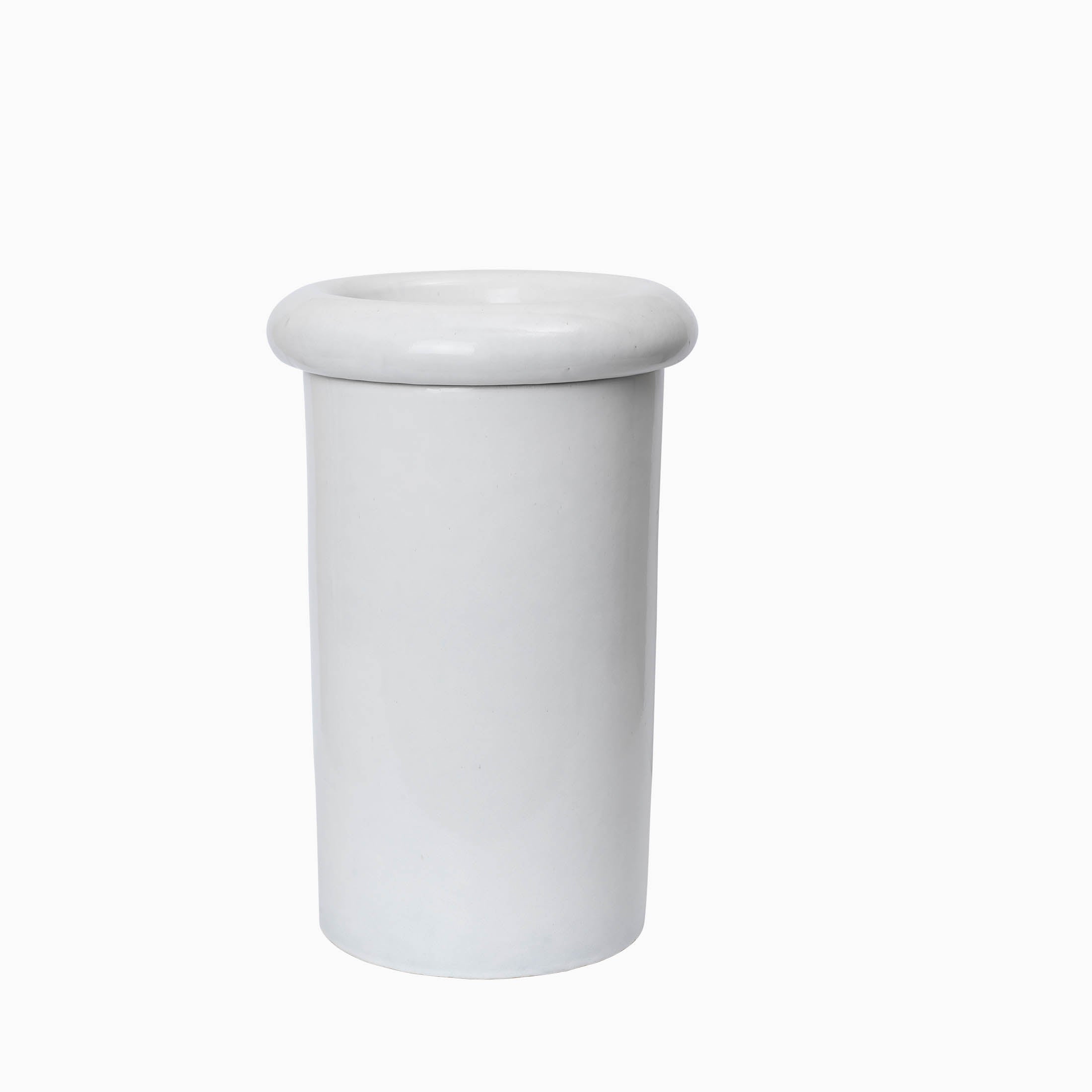 Ferm Living Rollo Pot H46 White