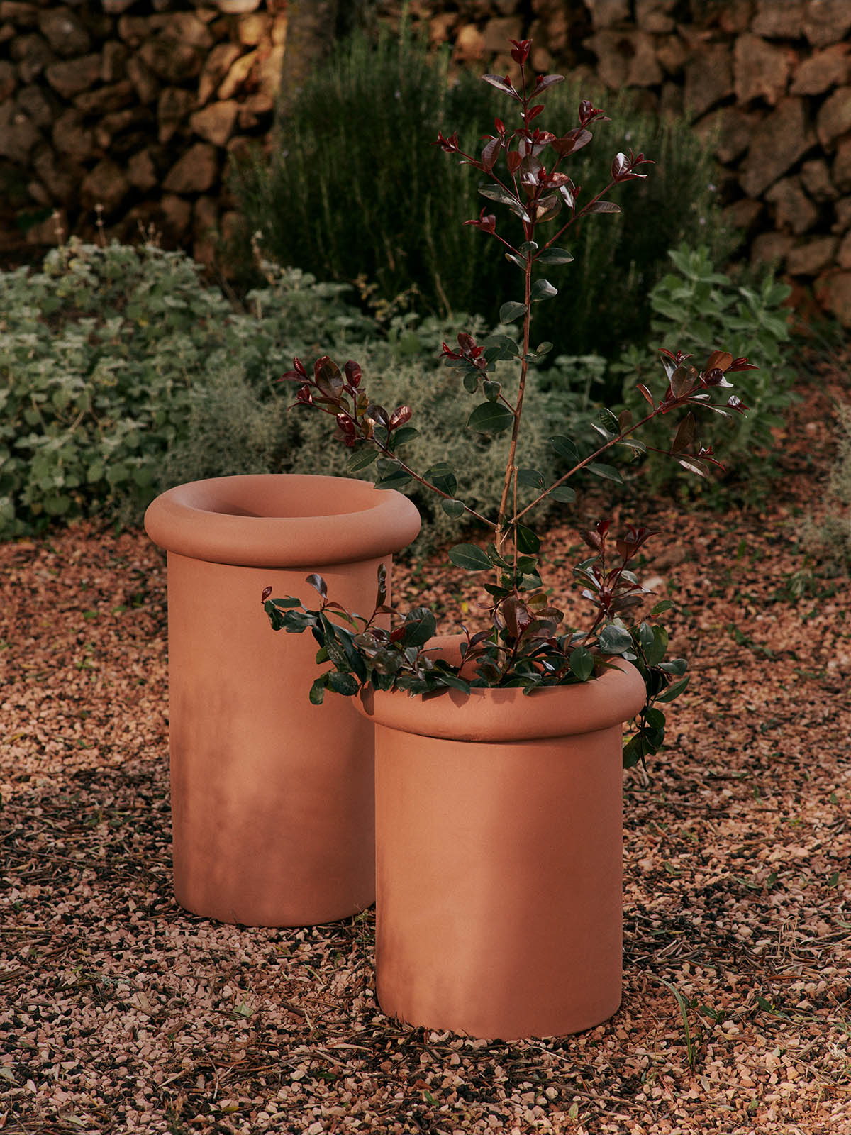 Ferm Living Rollo Pot Terracotta