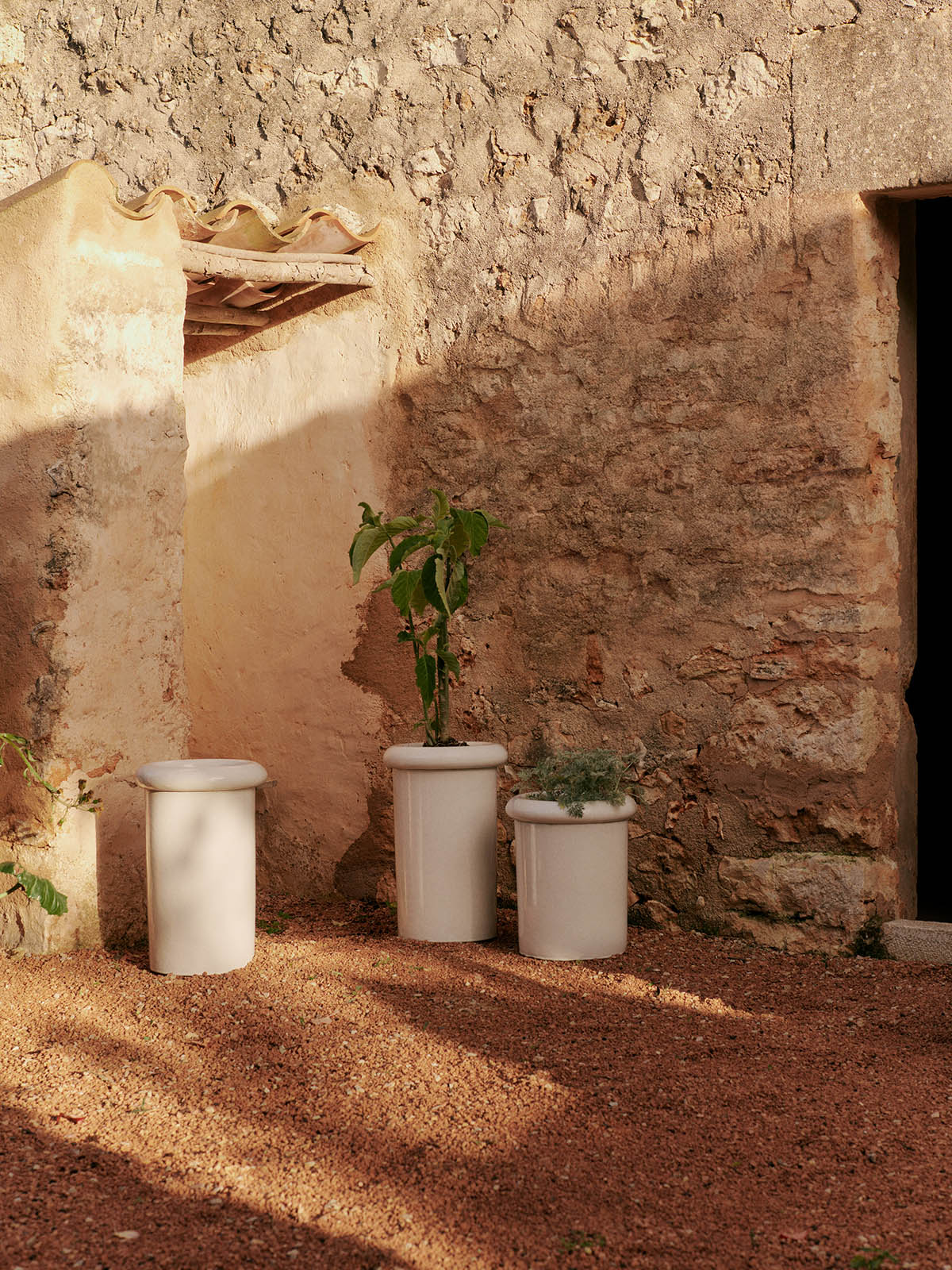 Ferm Living Rollo Pot White