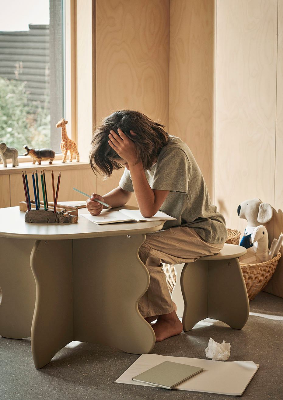 Ferm Living Slope StoolFerm Living Slope Table Cashmere