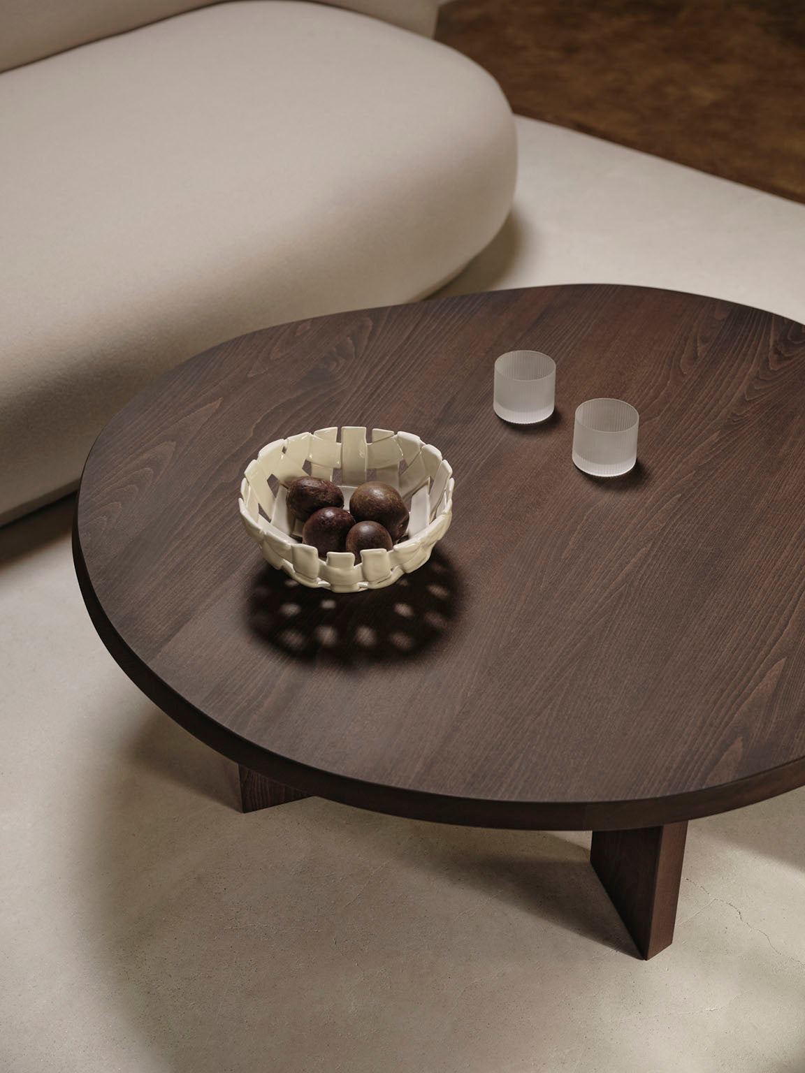 Ferm Living Tarn Coffee Table Dark Stained Beech