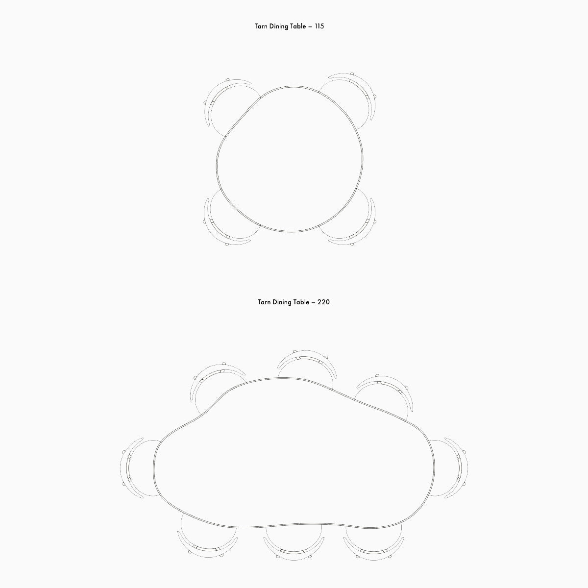Ferm Living Tarn Dining Table 220cmFerm Living Tarn Dining Table Seat Plan
