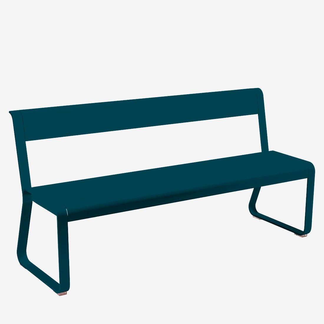 Fermob Bellevie Bench Acapulco Blue
