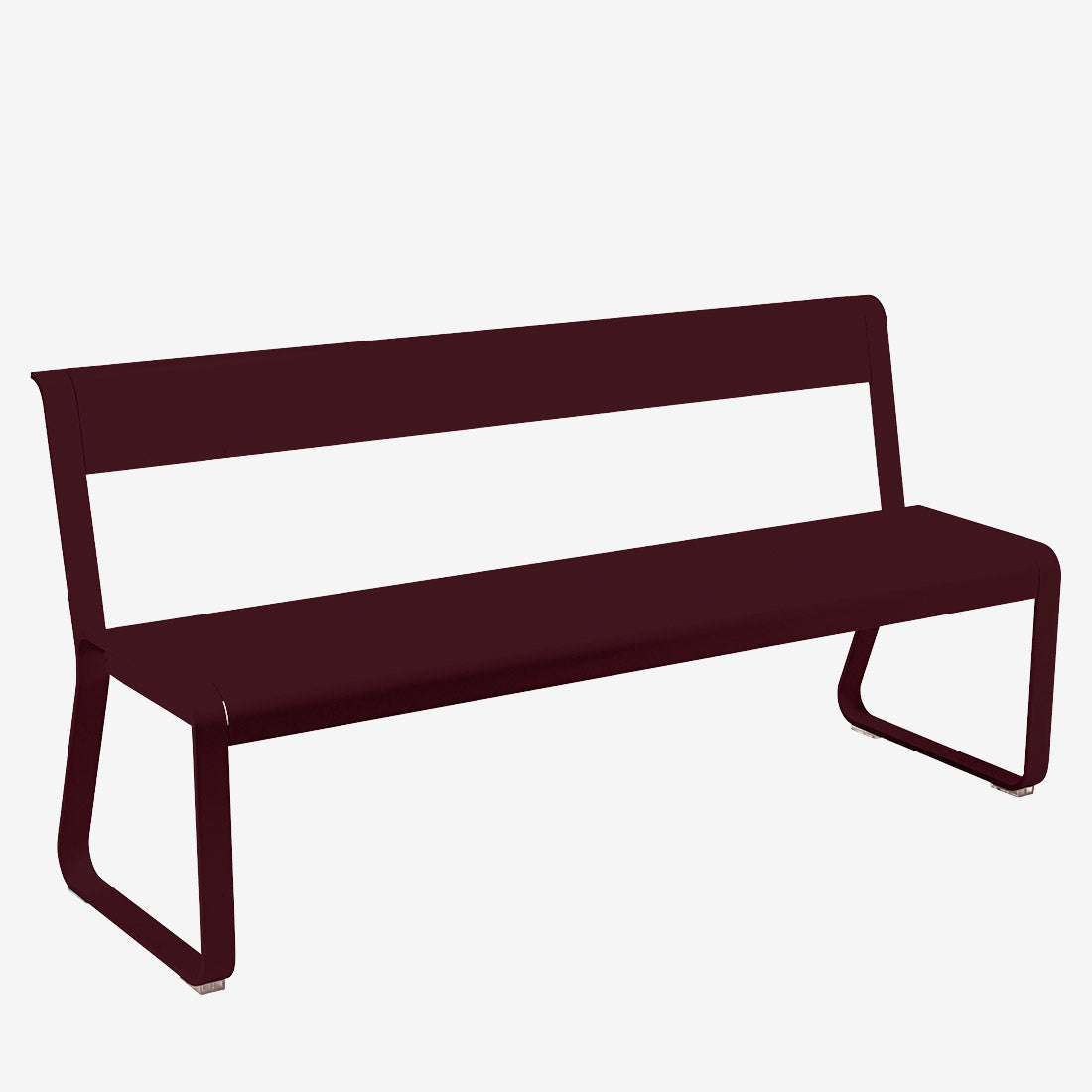 Fermob Bellevie Bench Black Cherry