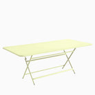 Fermob Caractere Outdoor Table 190cm Frosted Lemon