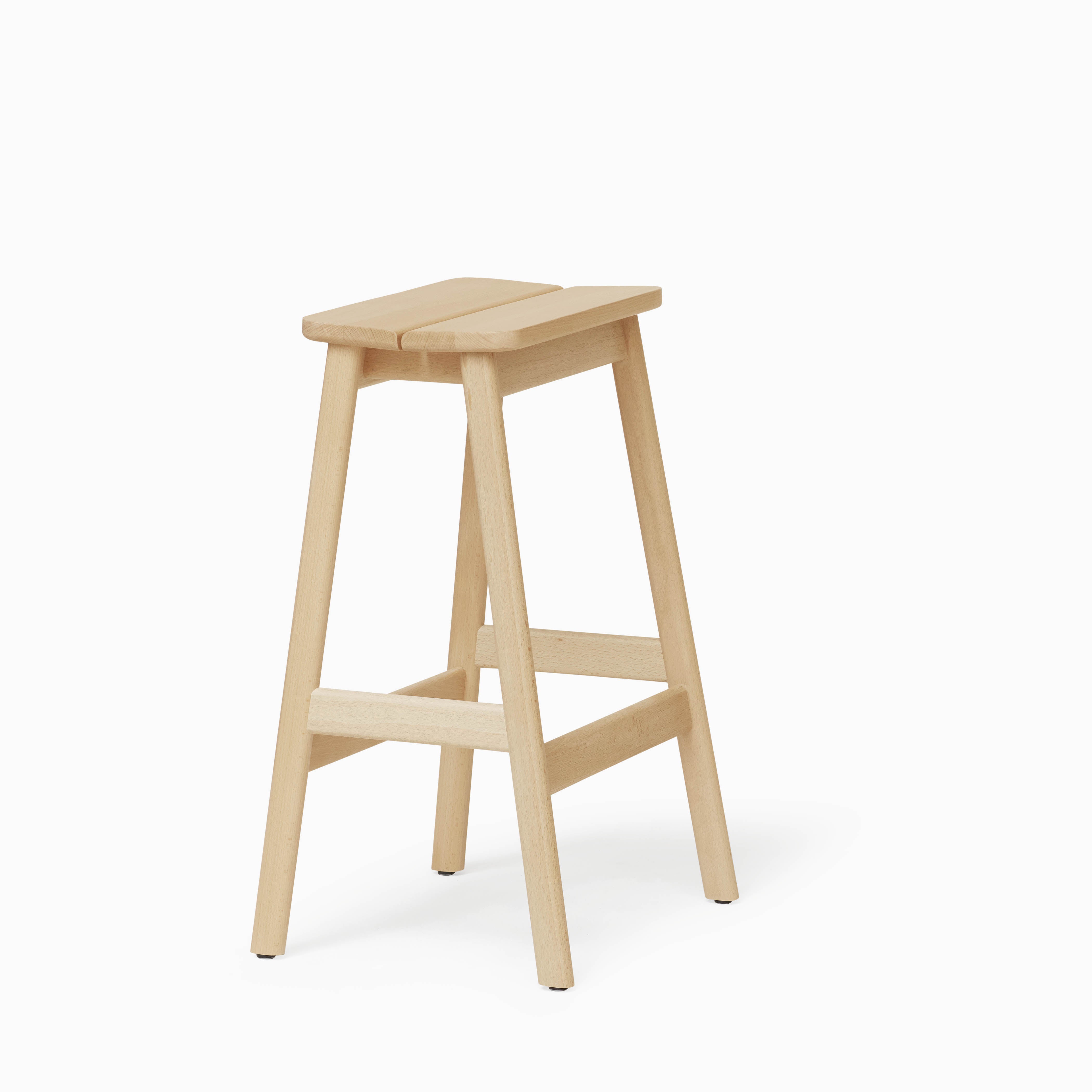 Form & Refine Angle Bar Stool Beech