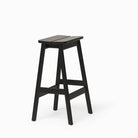 Form & Refine Angle Bar Stool Black Stained Beech