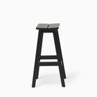 Form & Refine Angle Bar Stool Black Stained Beech