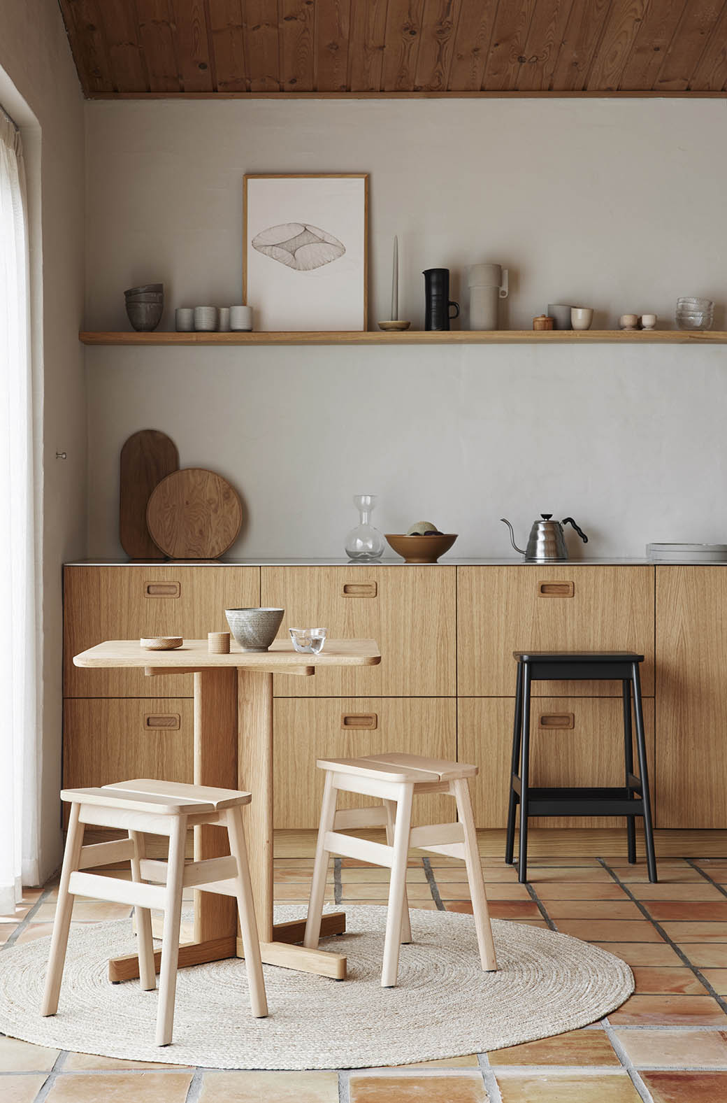 Form & Refine Angle Bar Stool 