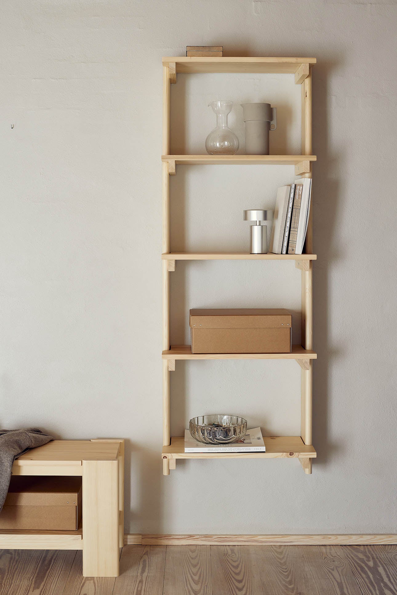Form & Refine Beam Bench Pine