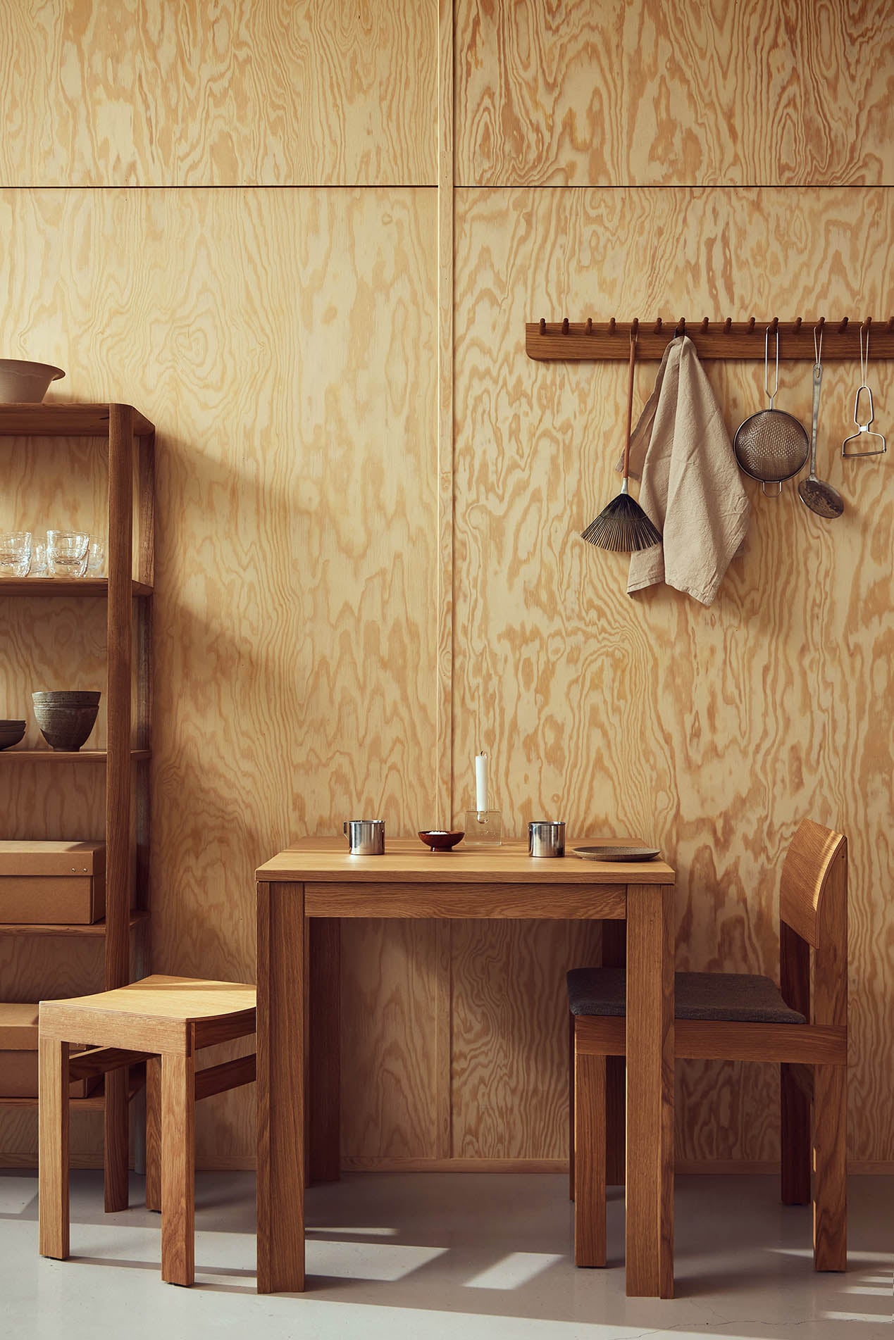 Form & Refine Element Table and Sonder Chair