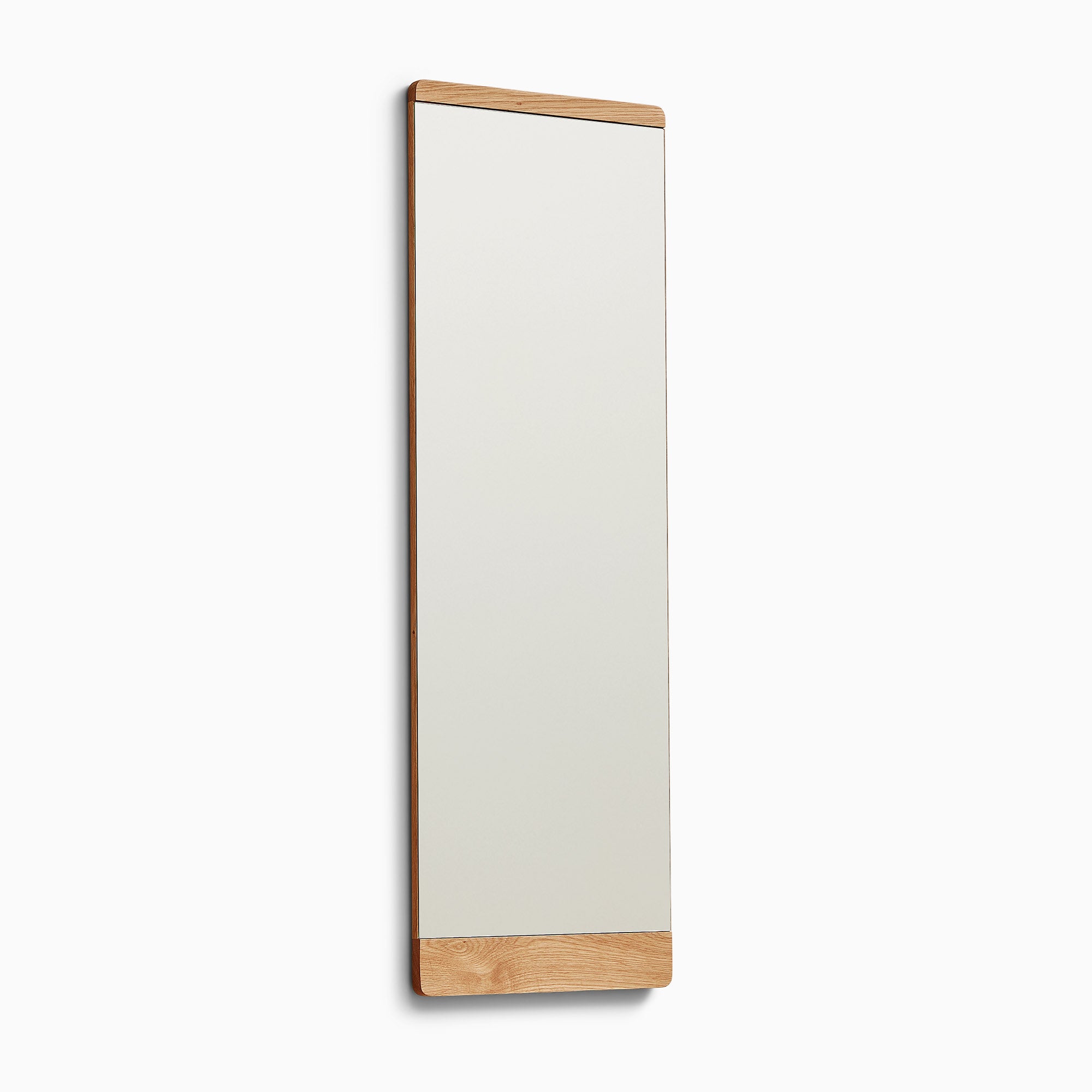 Form & Refine Rim Wall Mirror - 35x110cm Oiled Oak