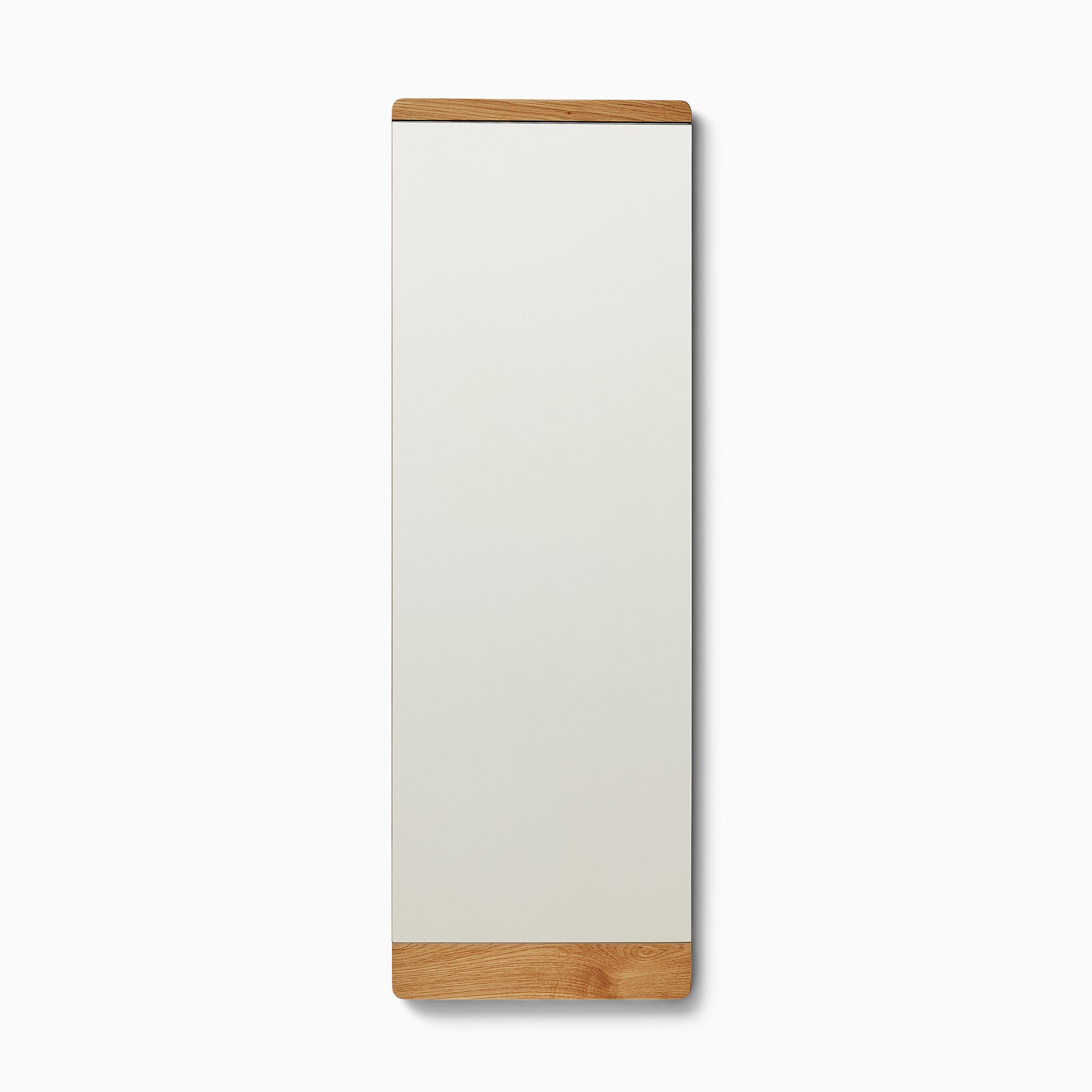 Form & Refine Rim Wall Mirror - 35x110cm Oiled Oak