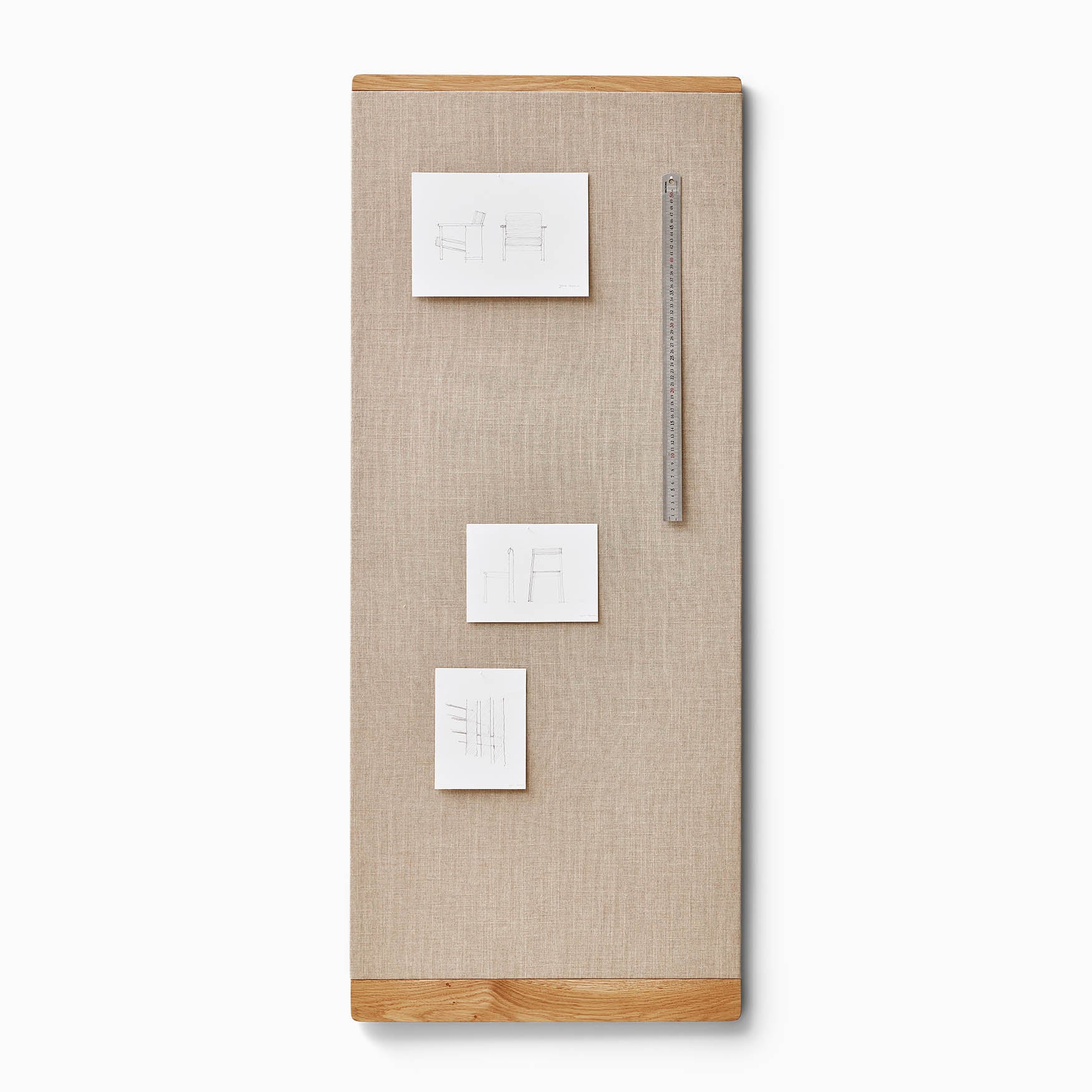Form & Refine Rim Pinboard 60x145cm Oiled Oak