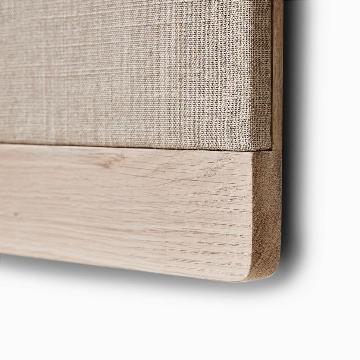 Form & Refine Rim Pinboard 60x145cm White Oiled Oak