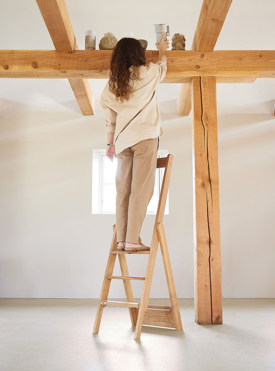Form & Refine Step by Step Ladder Oak