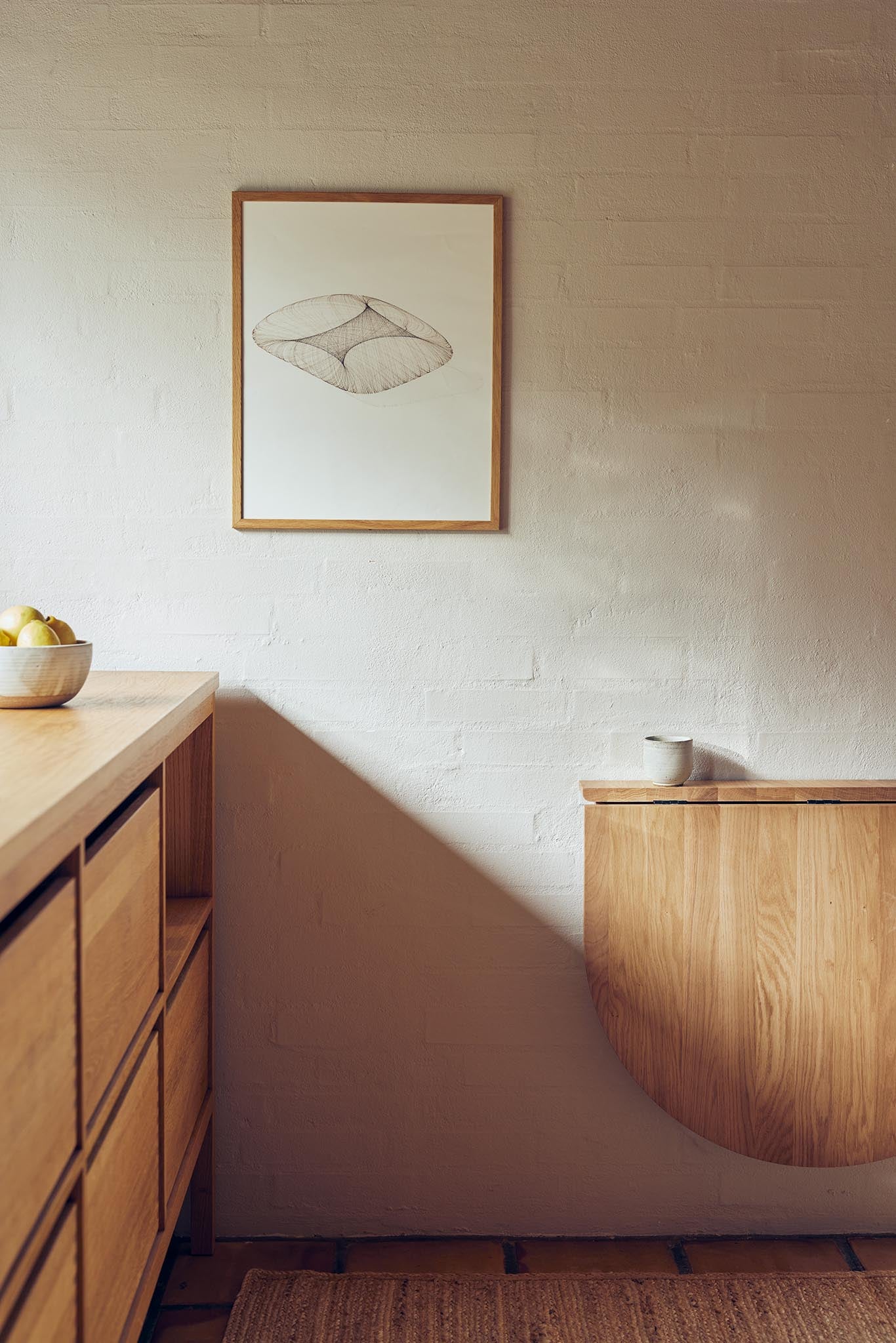 Form & Refine Trefoil Folding Wall Table
