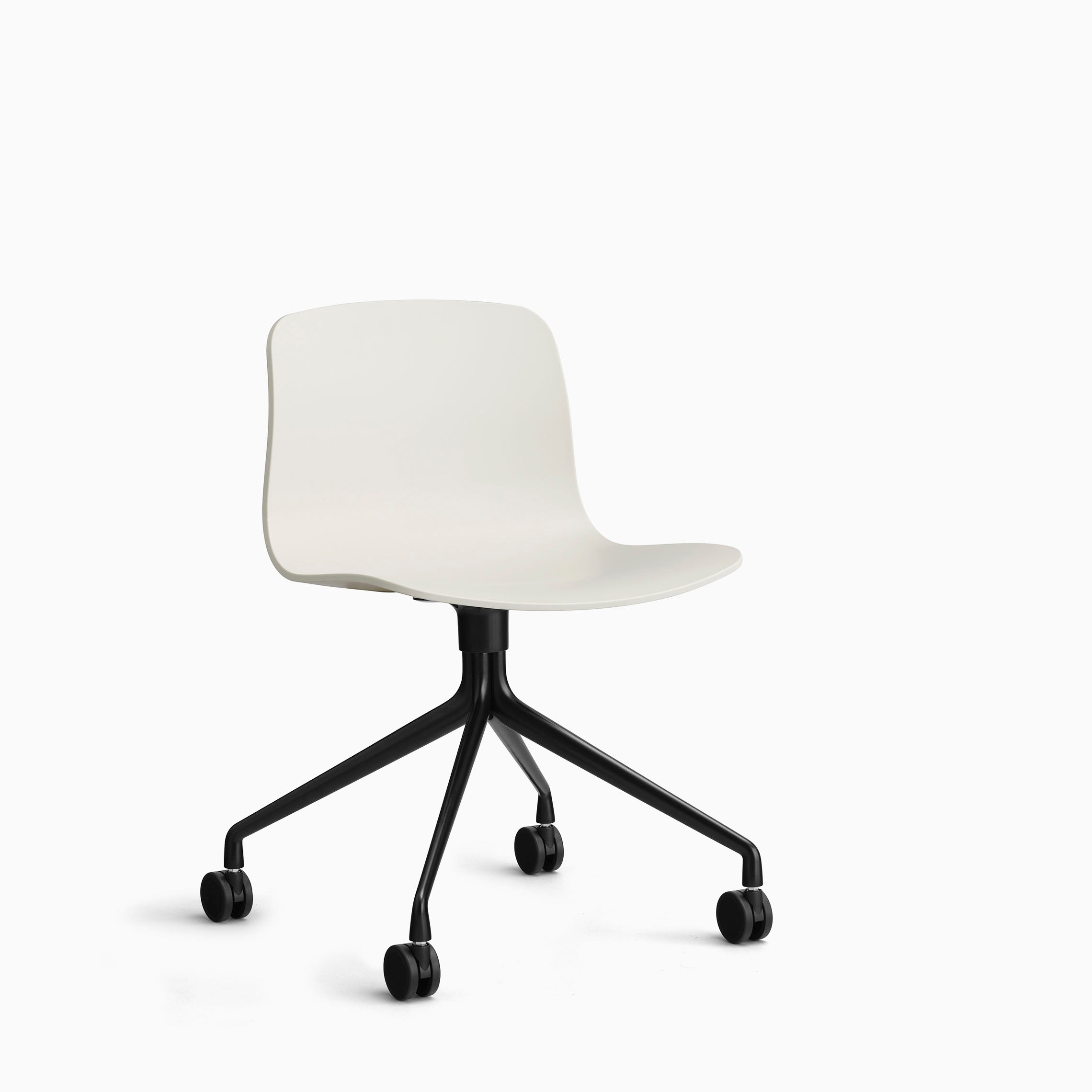 HAY About A Chair AAC 14 Melange Cream with Black Base