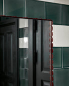 HAY Arcs Mirror Rectangle - Large Burgundy