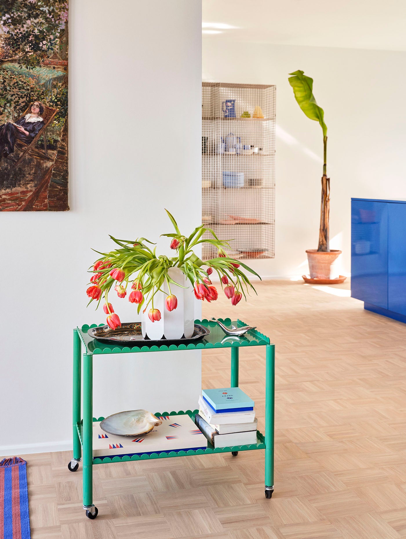 HAY Arcs Trolley Low Soft Jade