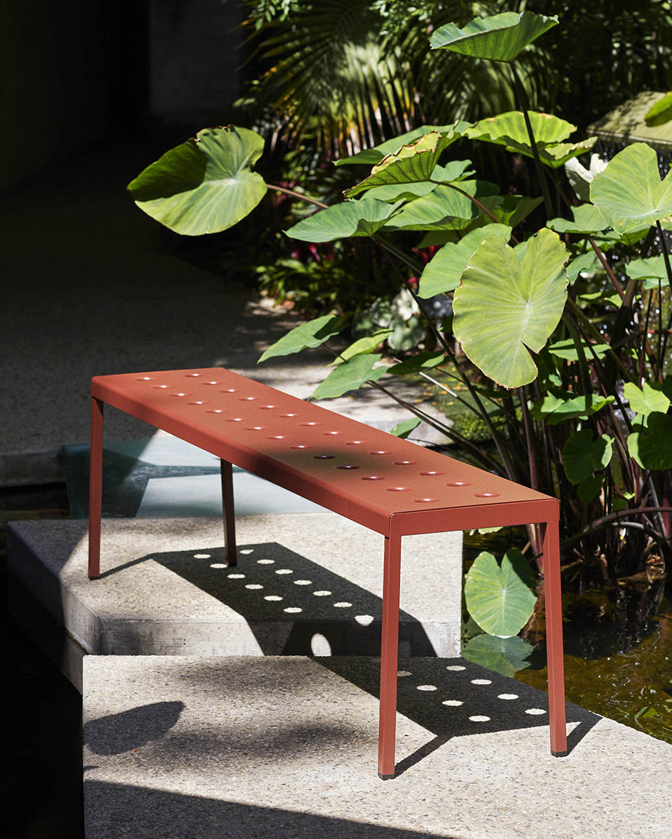 HAY Balcony Bench Large Iron Red