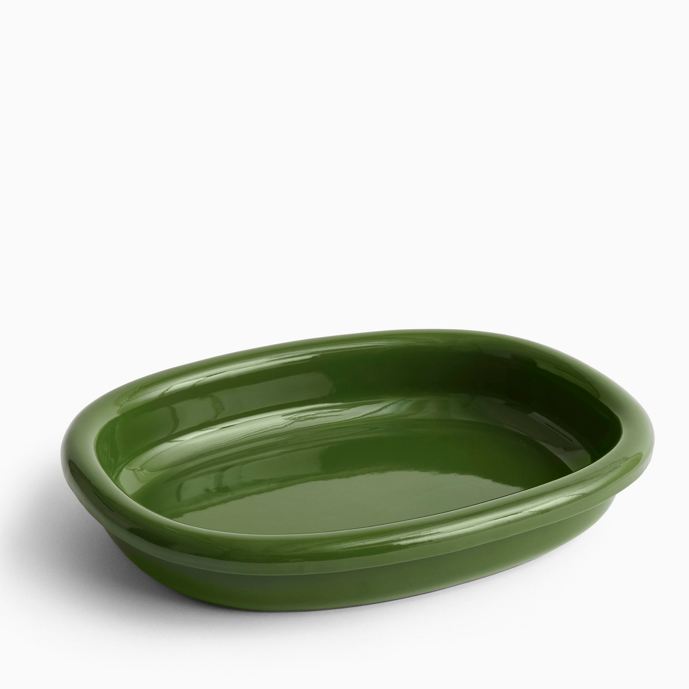 HAY Barro Oval Dish Large - Green
