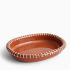 HAY Barro Oval Dish Large - Natural with Stripes