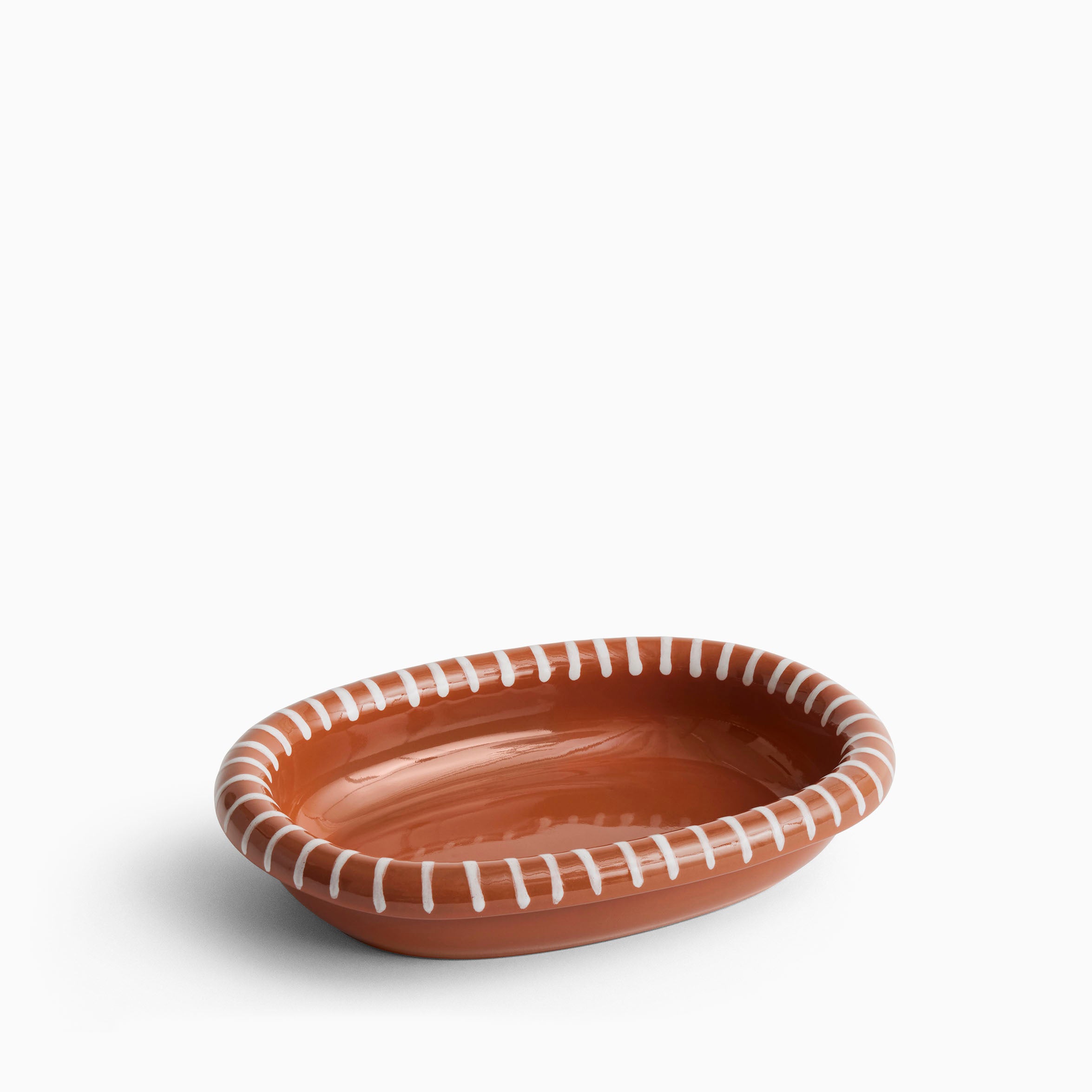 HAY Barro Oval Dish Small Natural