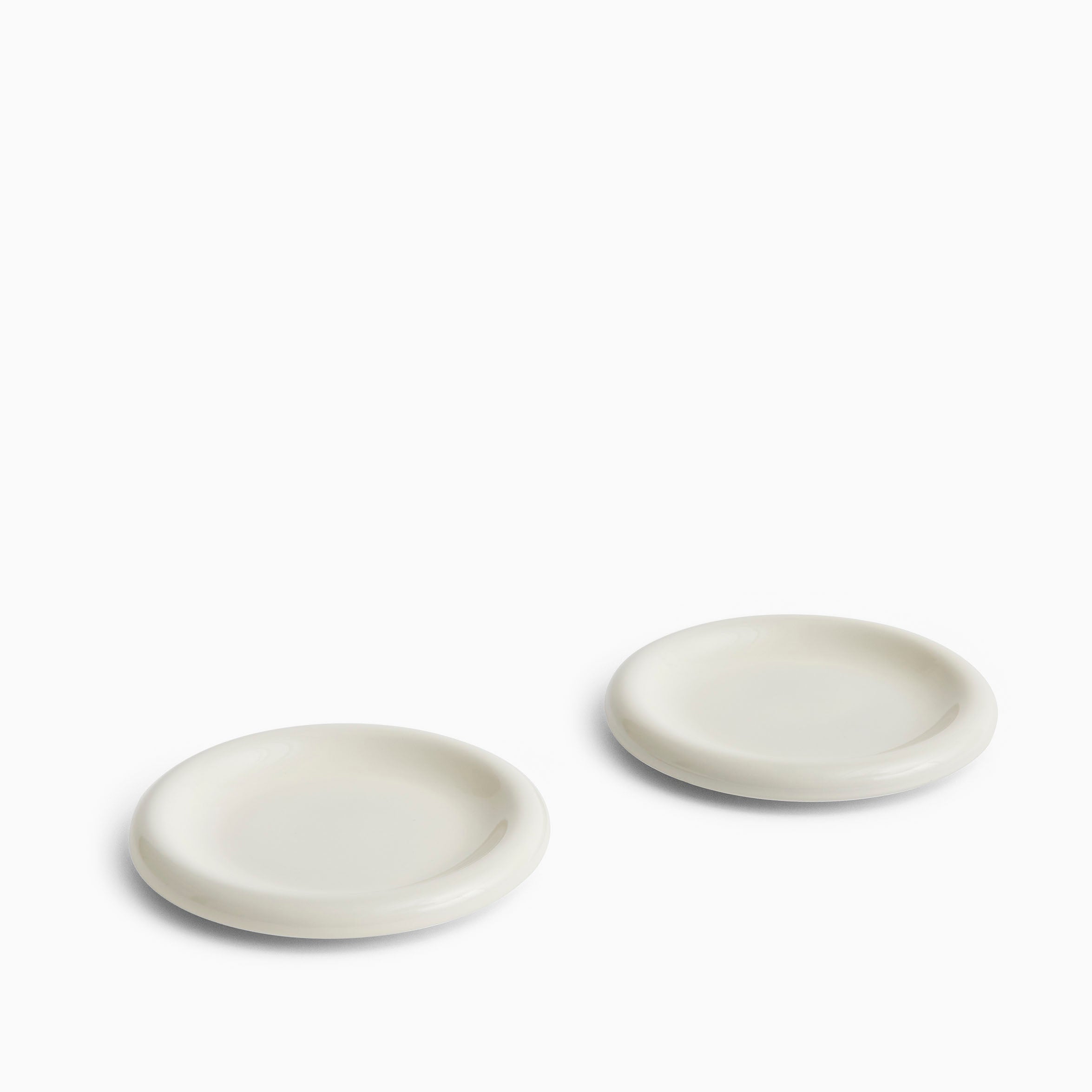 HAY Barro Plate 18cm - Off-White (Set of 2)