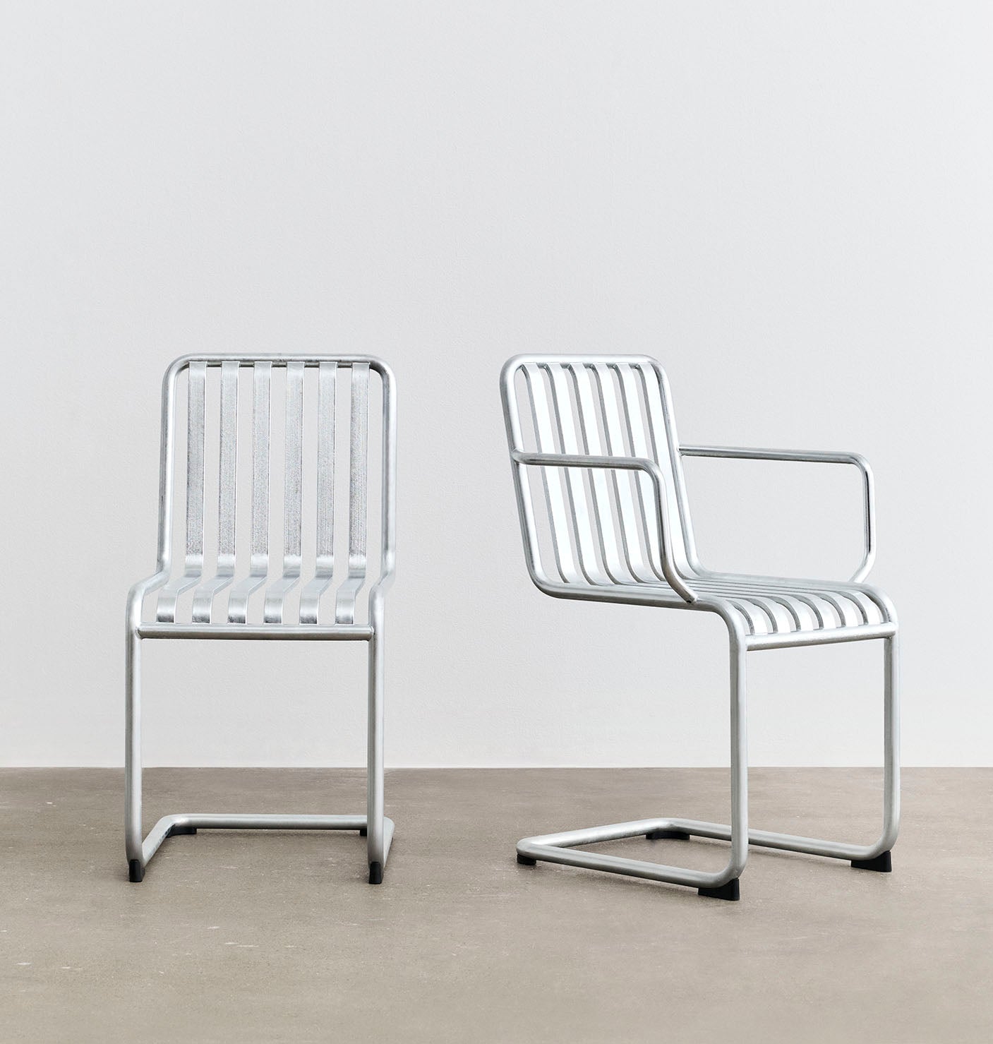 HAY Palissade Cantilever Armchair Galvanised