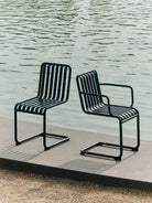 HAY Palissade Cantilever Armchair Anthracite