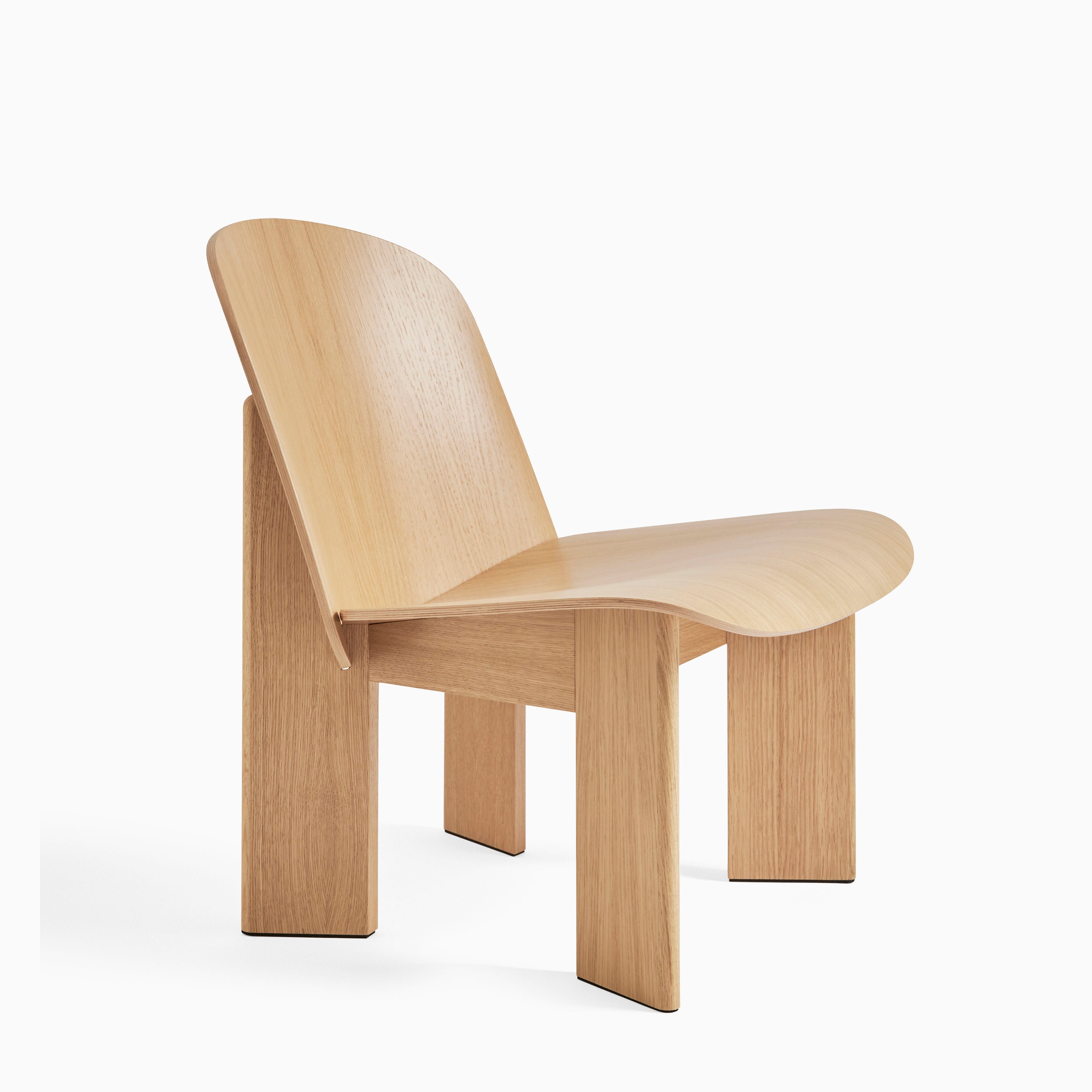 HAY Chisel Lounge Chair Lacquered Oak