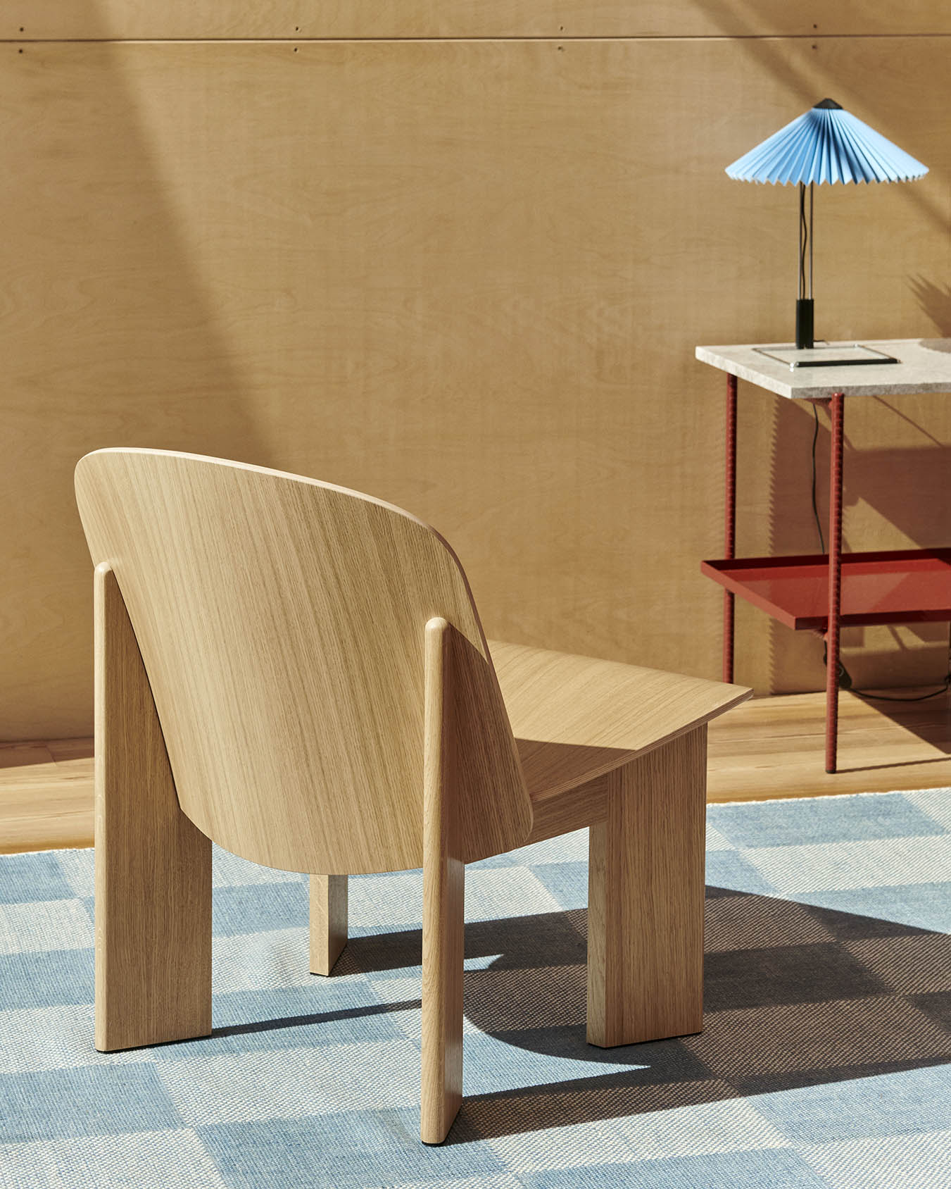 HAY Chisel Lounge Chair Lacquered Oak