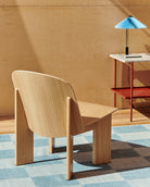 HAY Chisel Lounge Chair Lacquered Oak