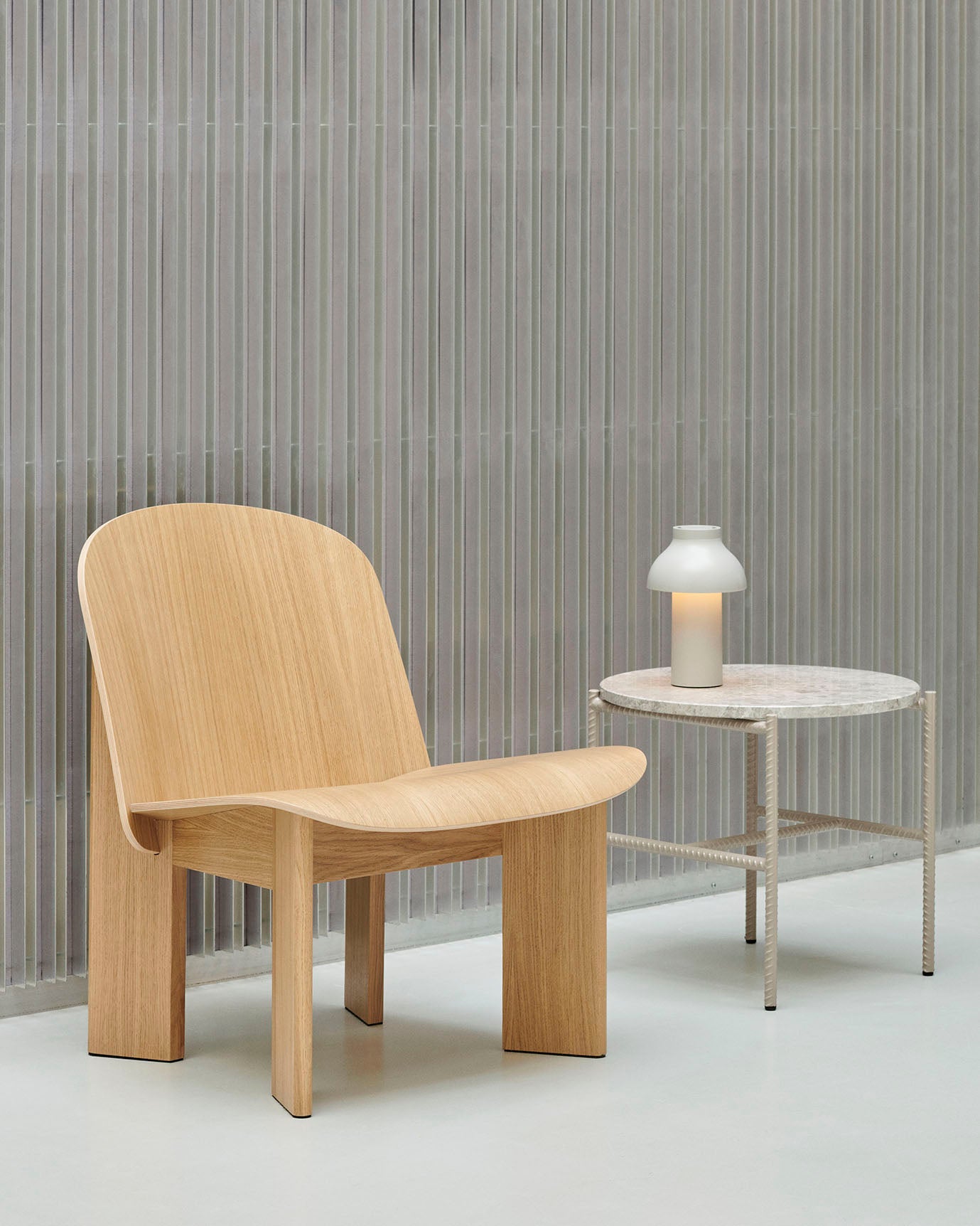 HAY Chisel Lounge Chair Lacquered Oak