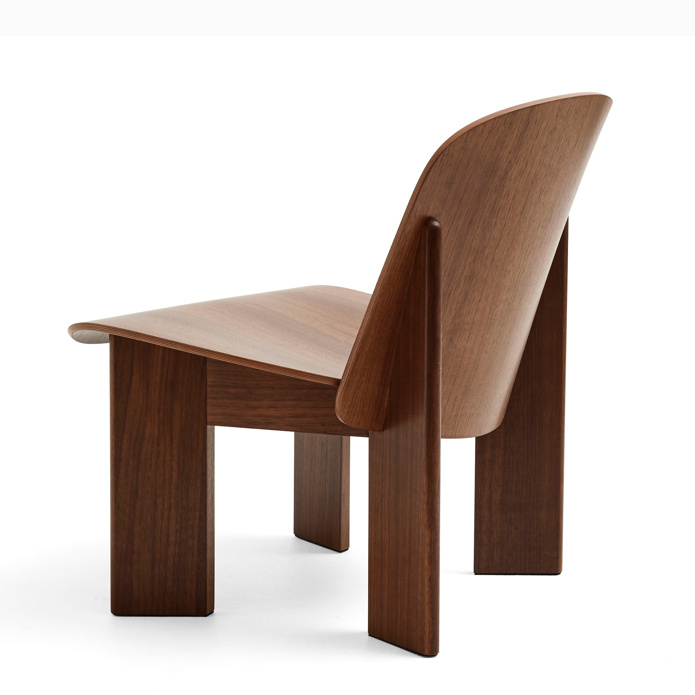 HAY Chisel Lounge Chair Lacquered Walnut