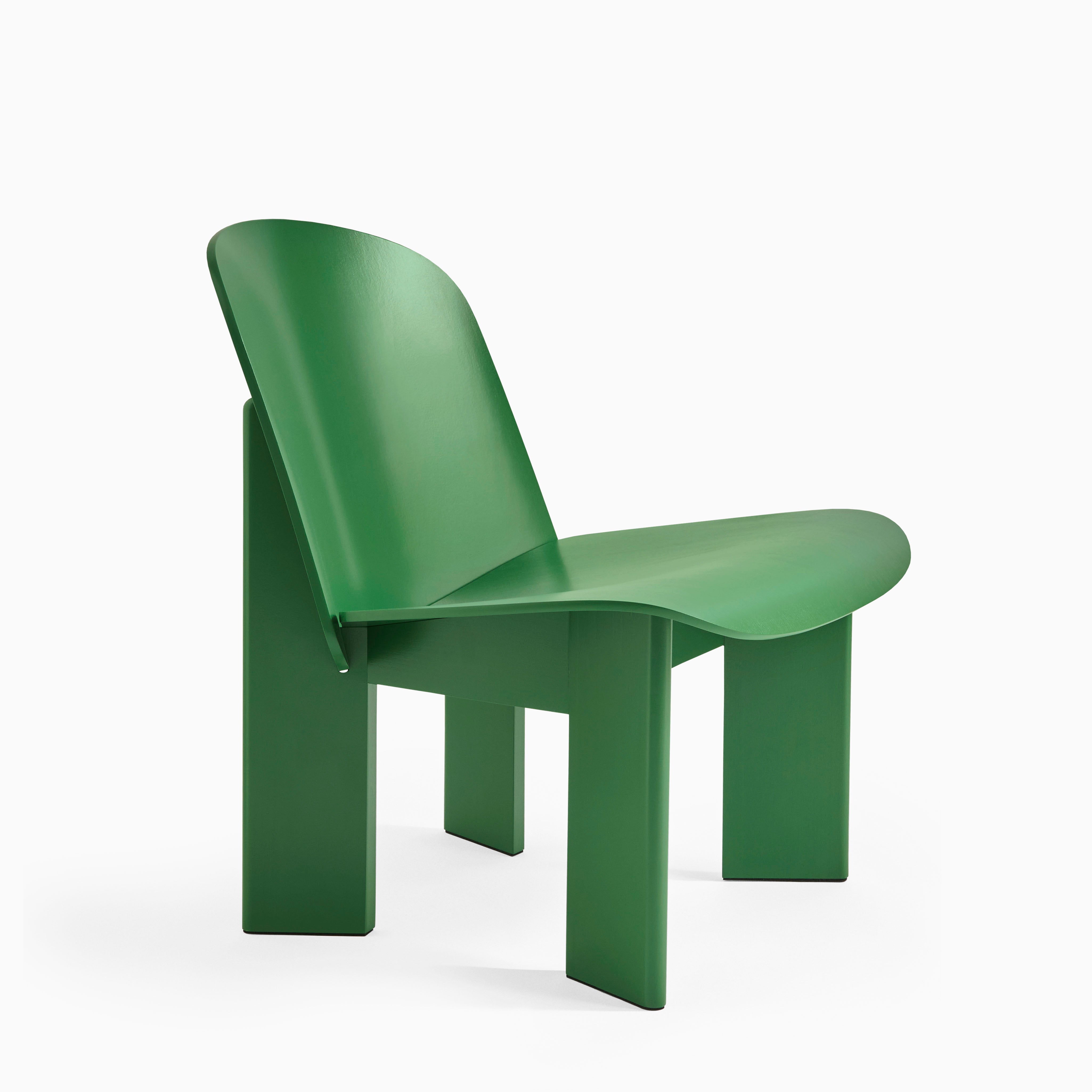 HAY Chisel Lounge Chair Lush Green Beech