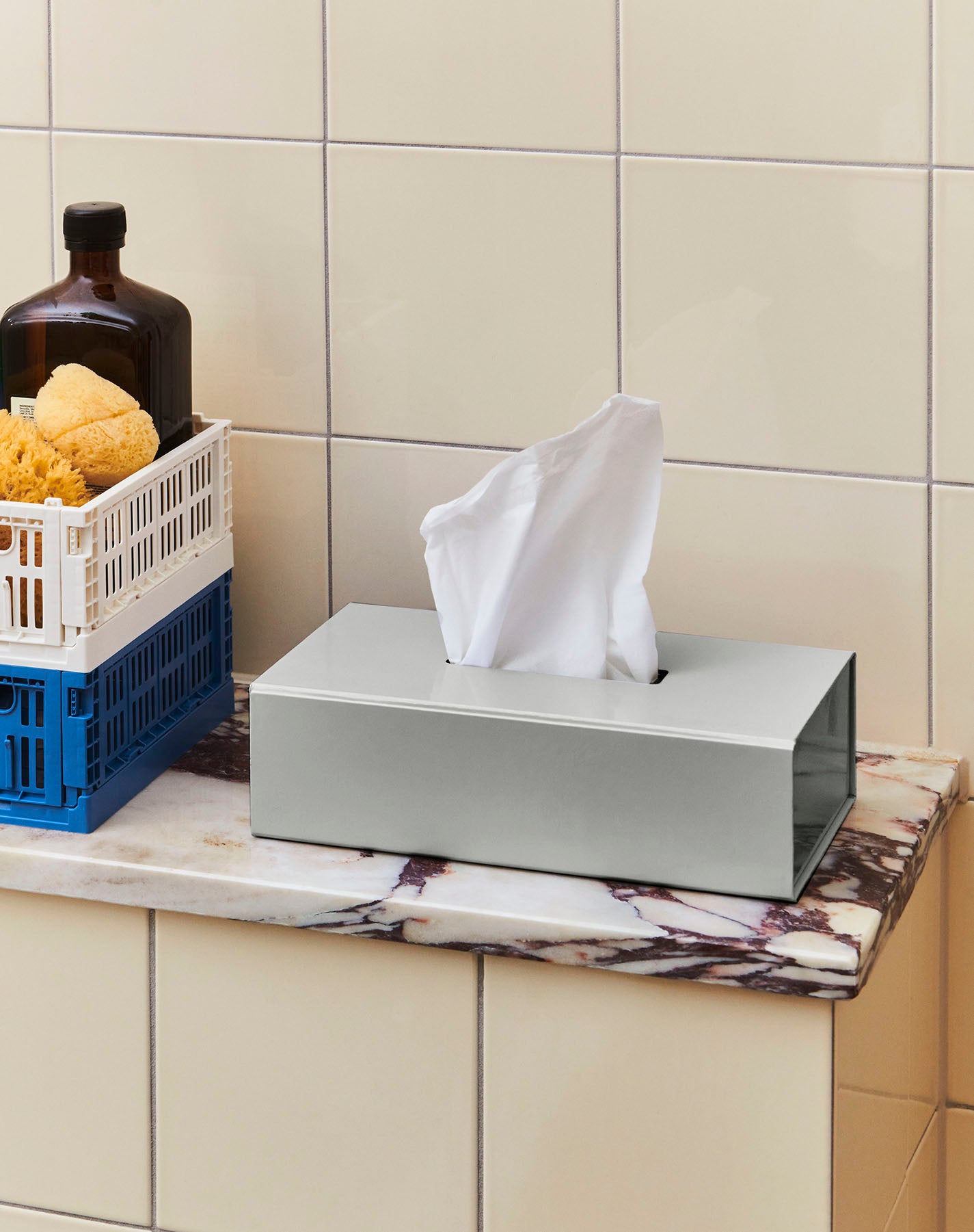 HAY Colour Storage Tissue Box - Grey