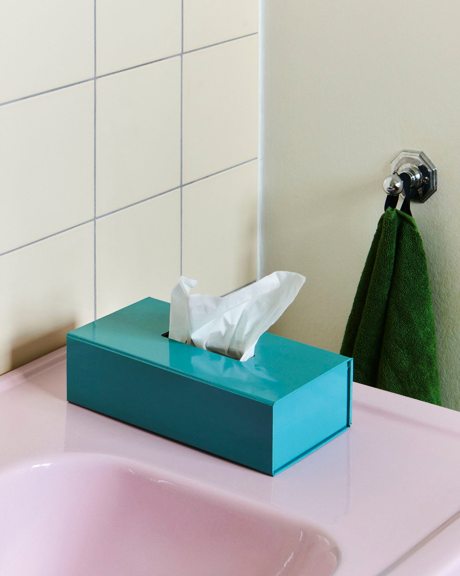 HAY Colour Storage Tissue Box - Ocean Blue