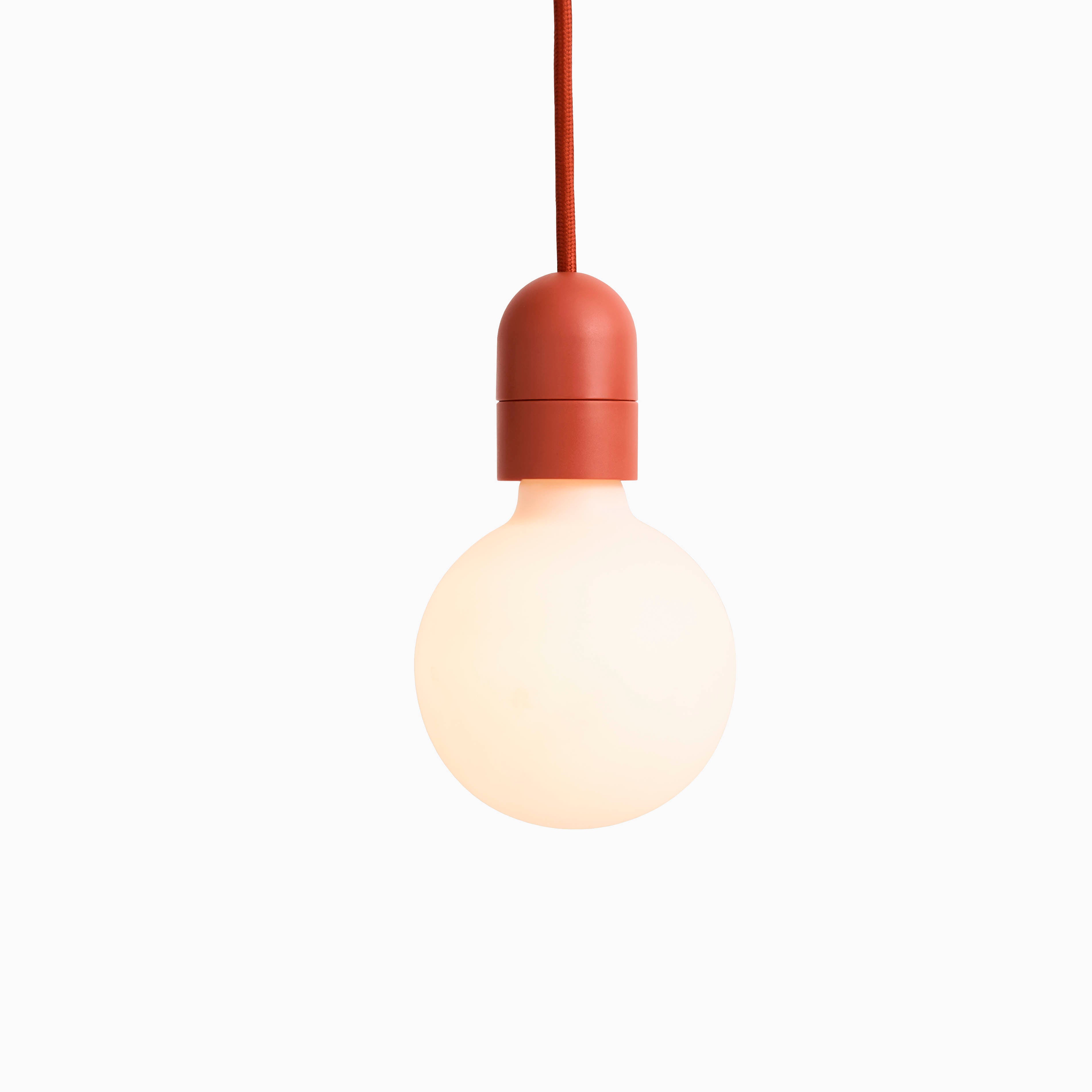 HAY Common Pendant Cord Set Rusty Red