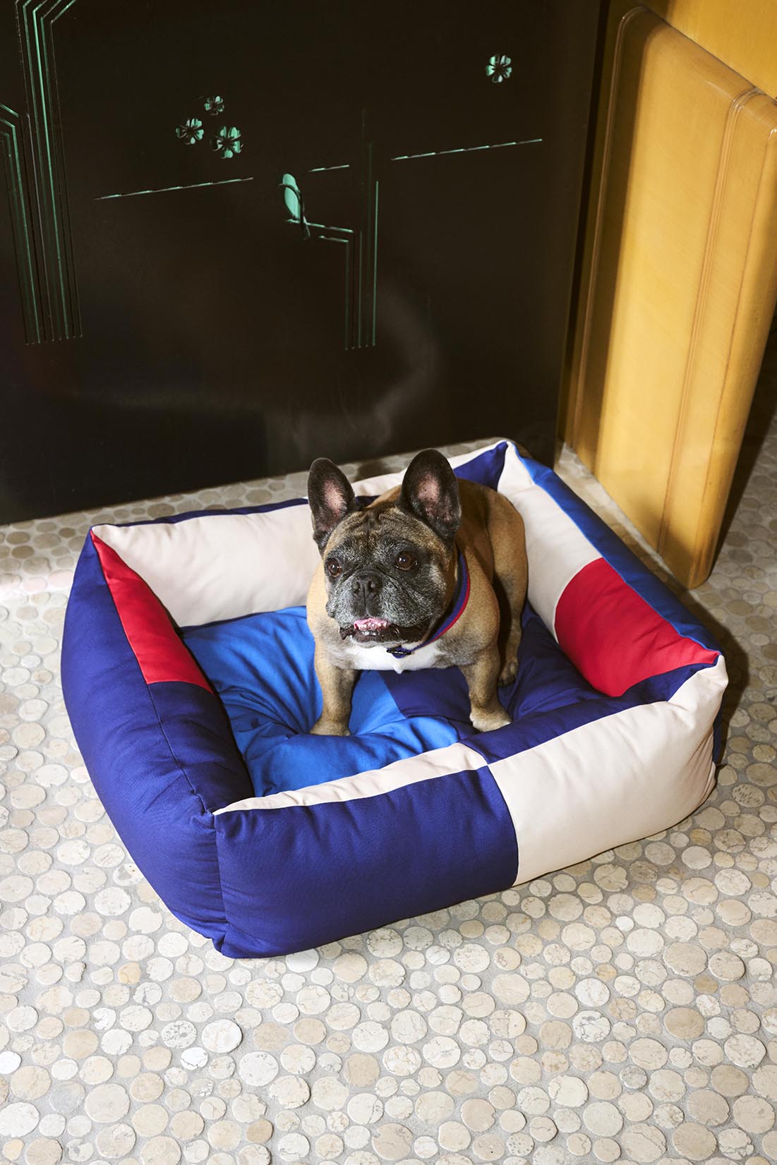 HAY Dog Bed Medium Red Blue